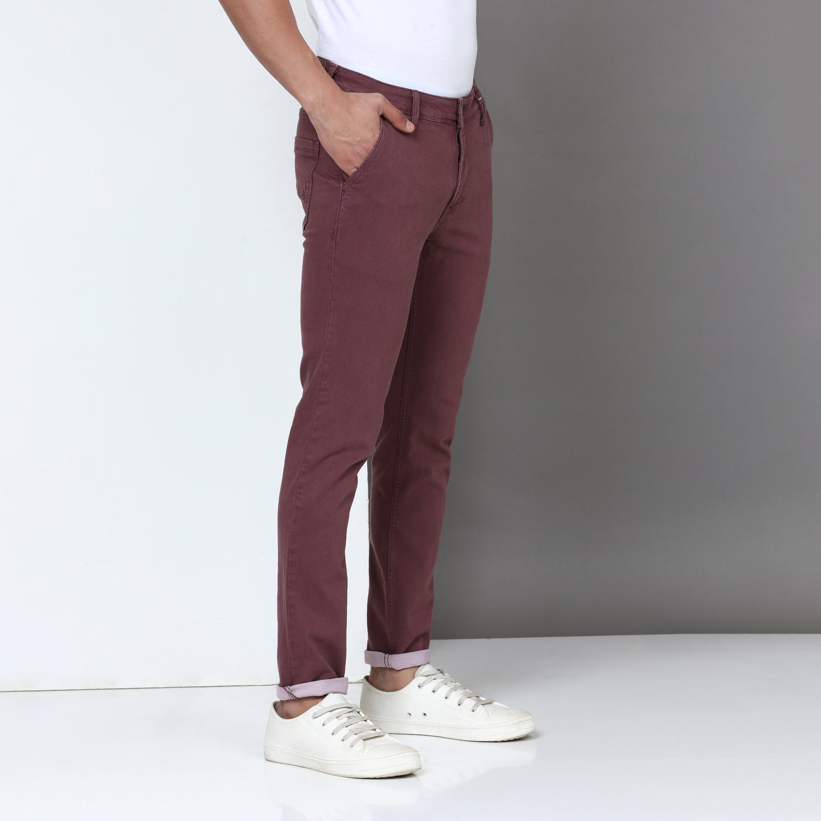 RFD Denim Purple Midrise Slim Fit Jeans