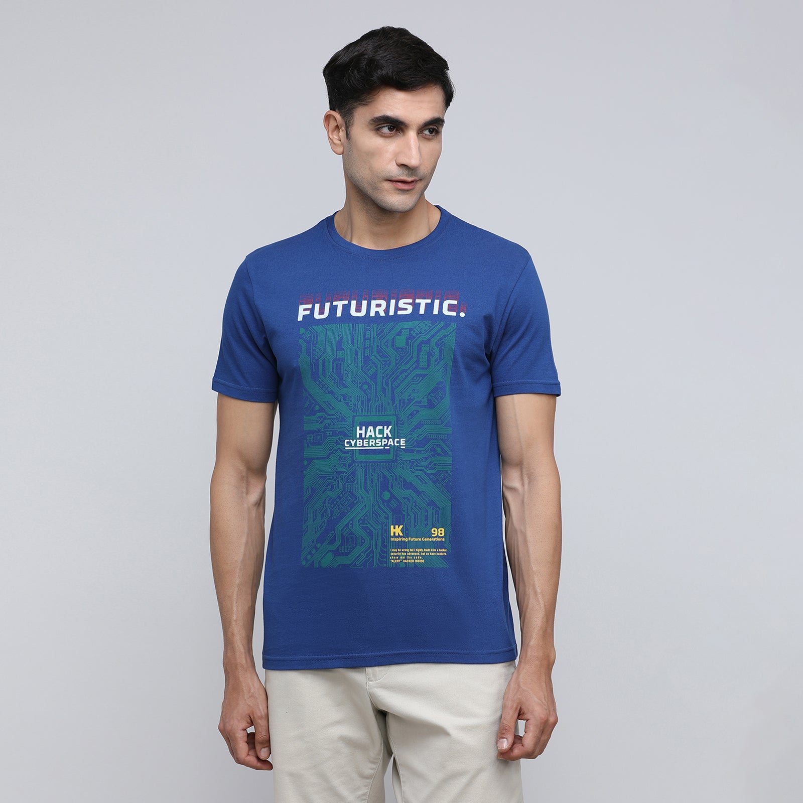 Indo Cotton Men's Crew Neck T-Shirt