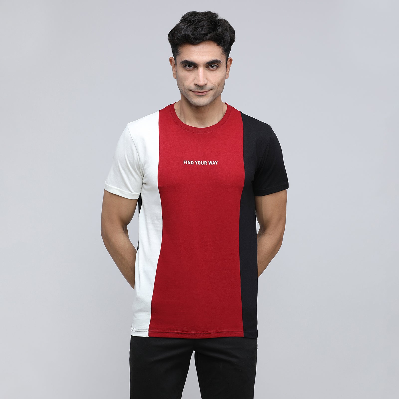 Indo Cotton Men's Crew Neck T-Shirt