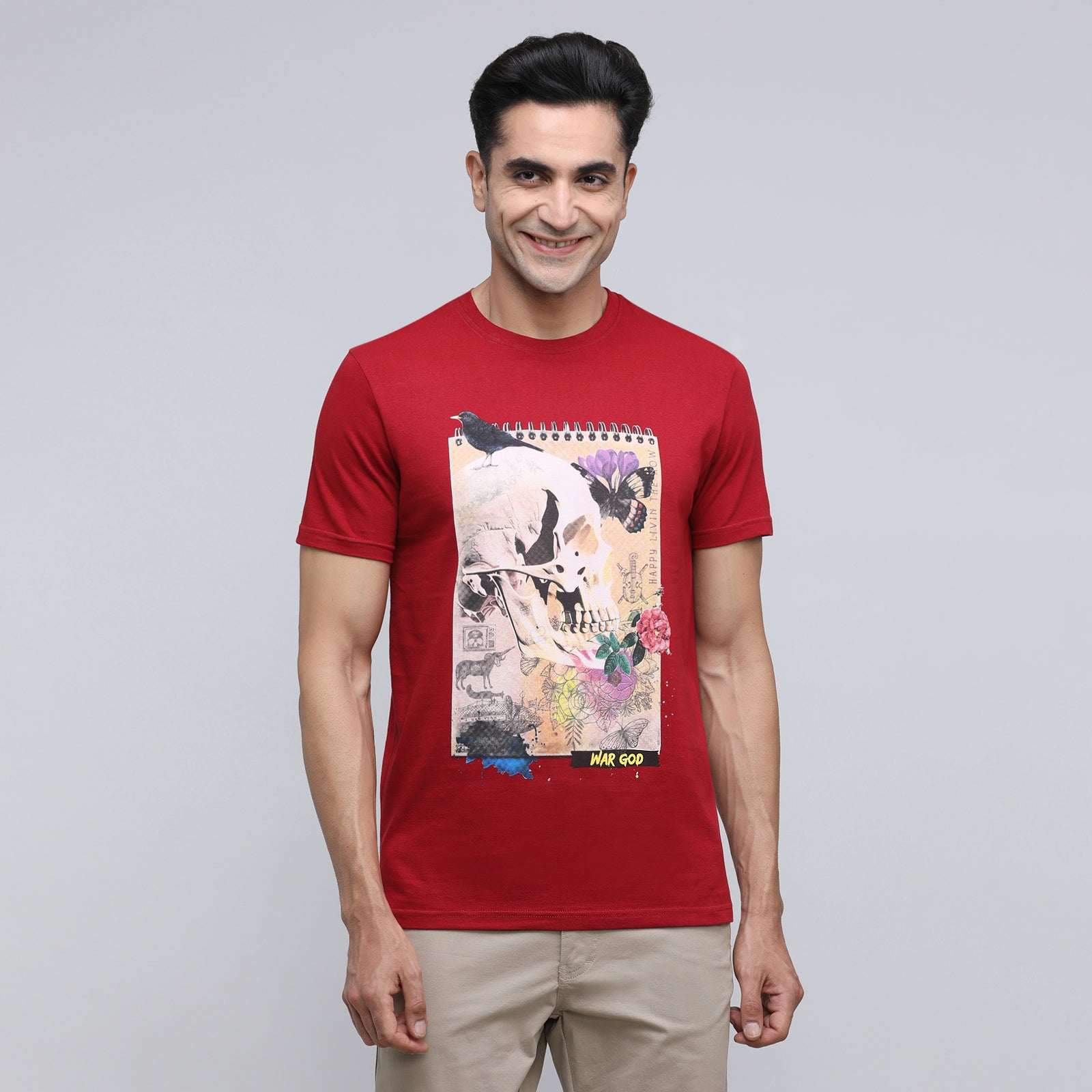 Indo Cotton Men's Crew Neck T-Shirt