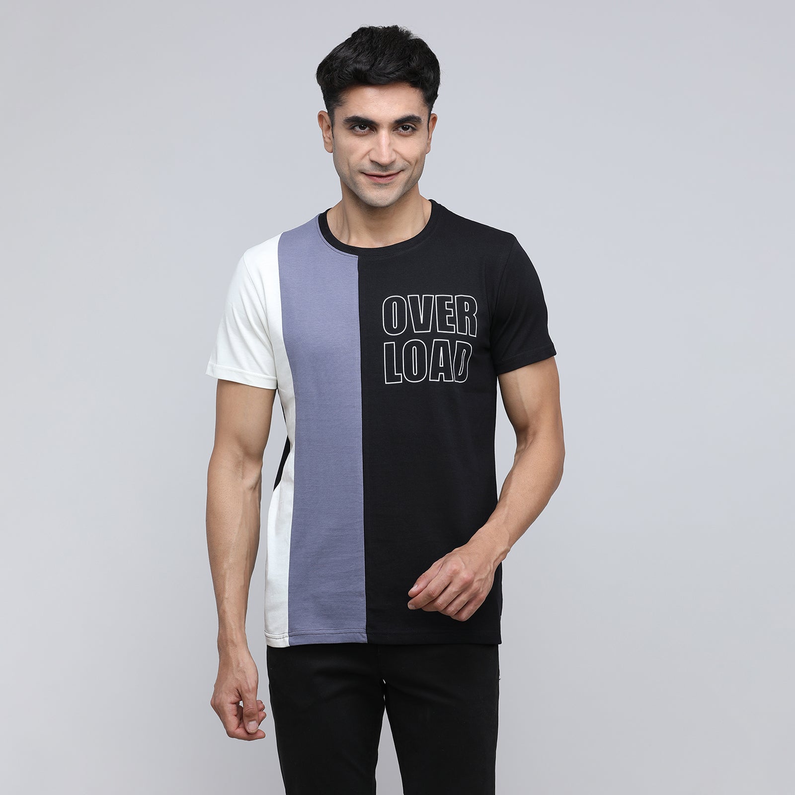 Indo Cotton Men's Crew Neck T- Shirt