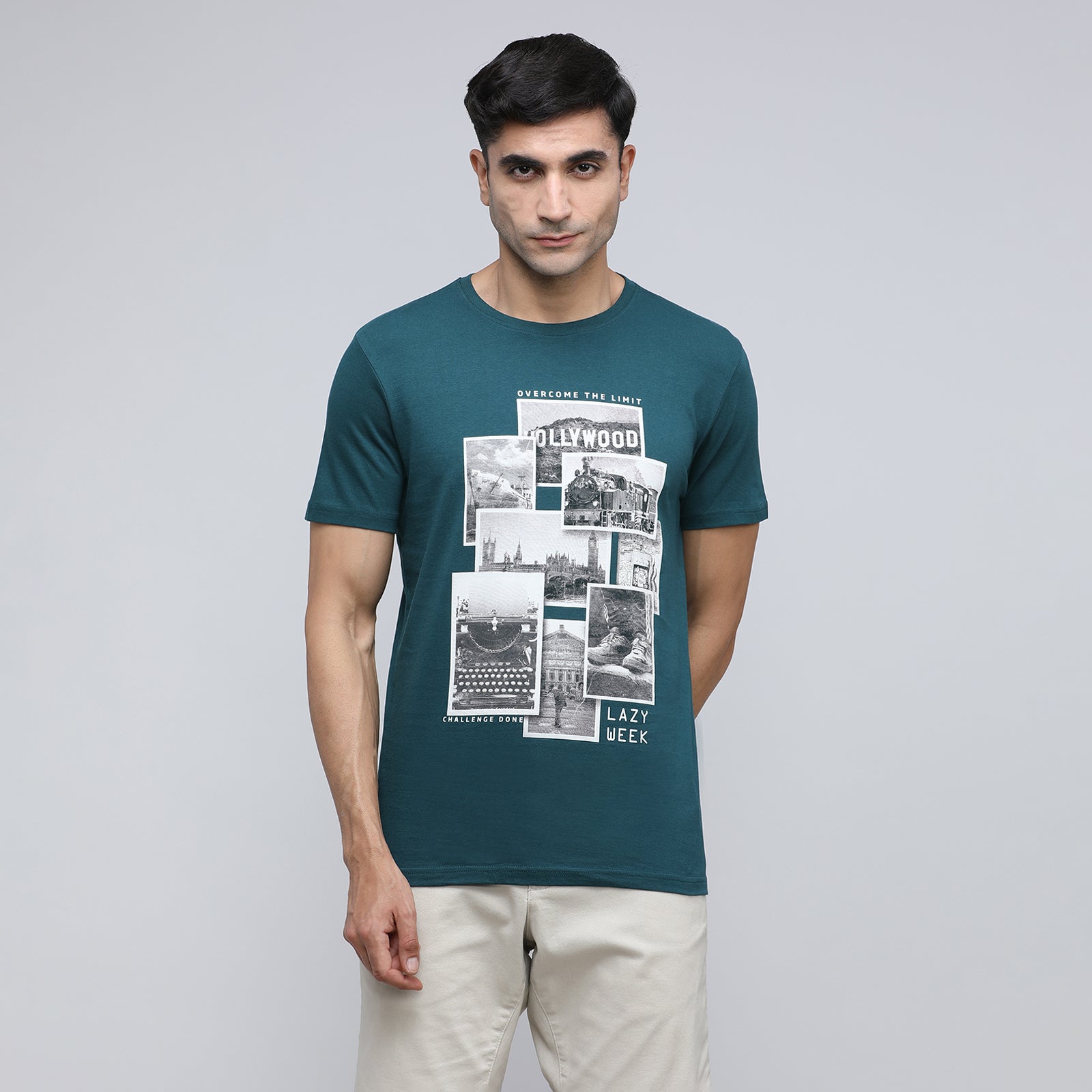 Indo Cotton Men's Crew Neck T-Shirt