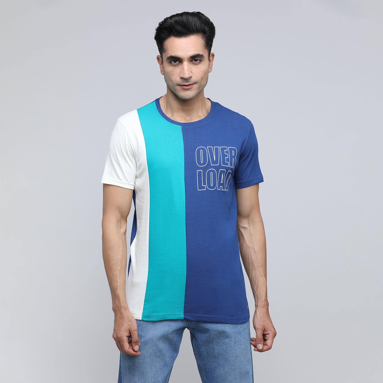 Indo Cotton Men's Crew Neck T- Shirt