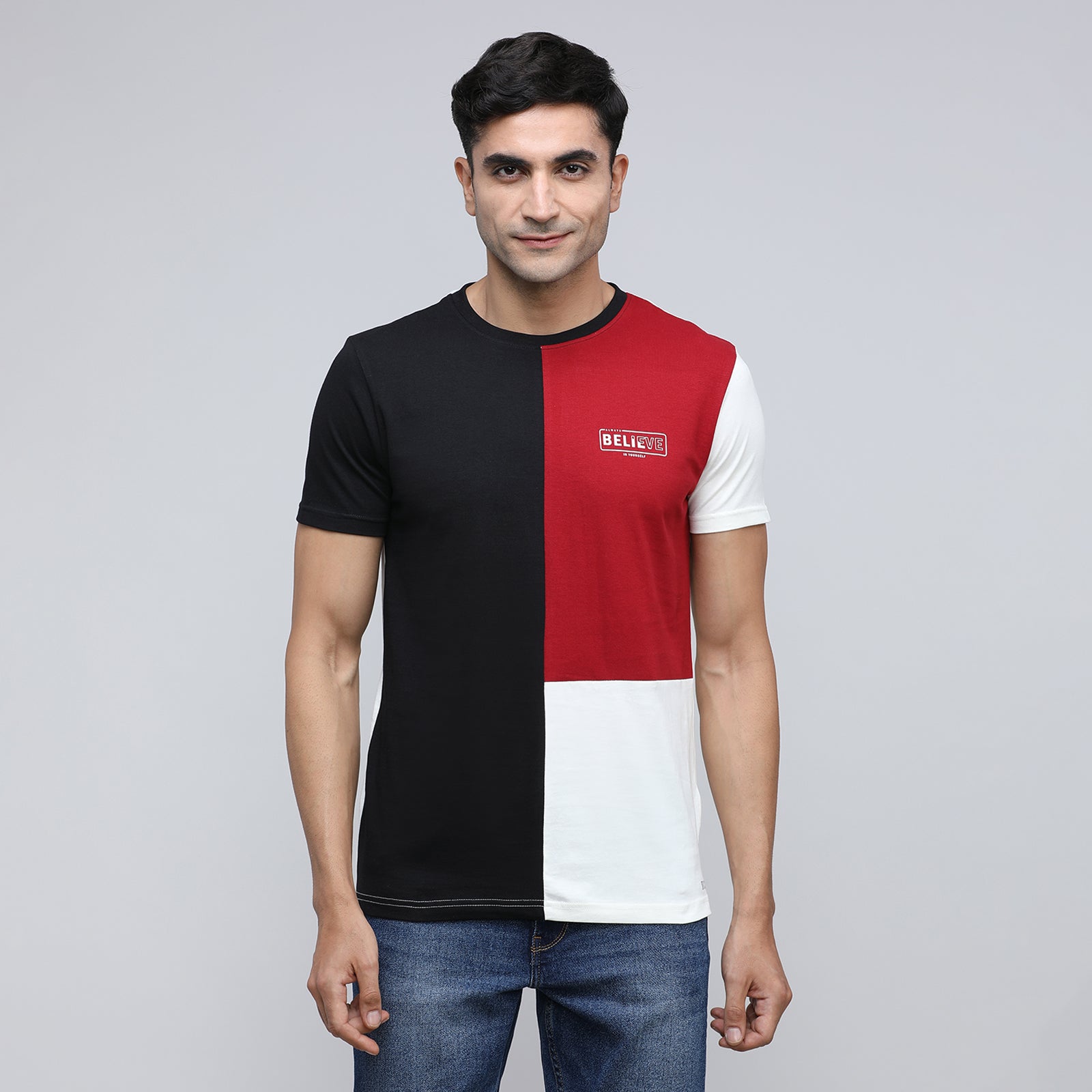 Indo Cotton Men's Crew Neck T-Shirt