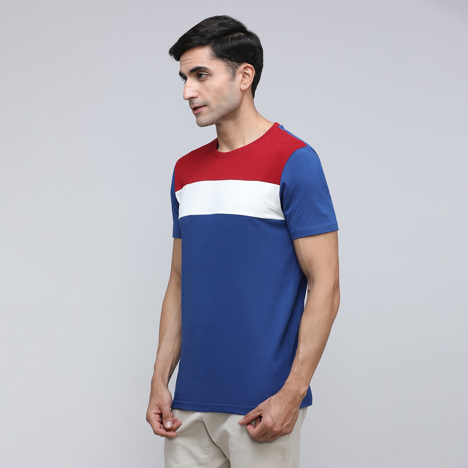 Indo Cotton Men's Crew Neck T- Shirt