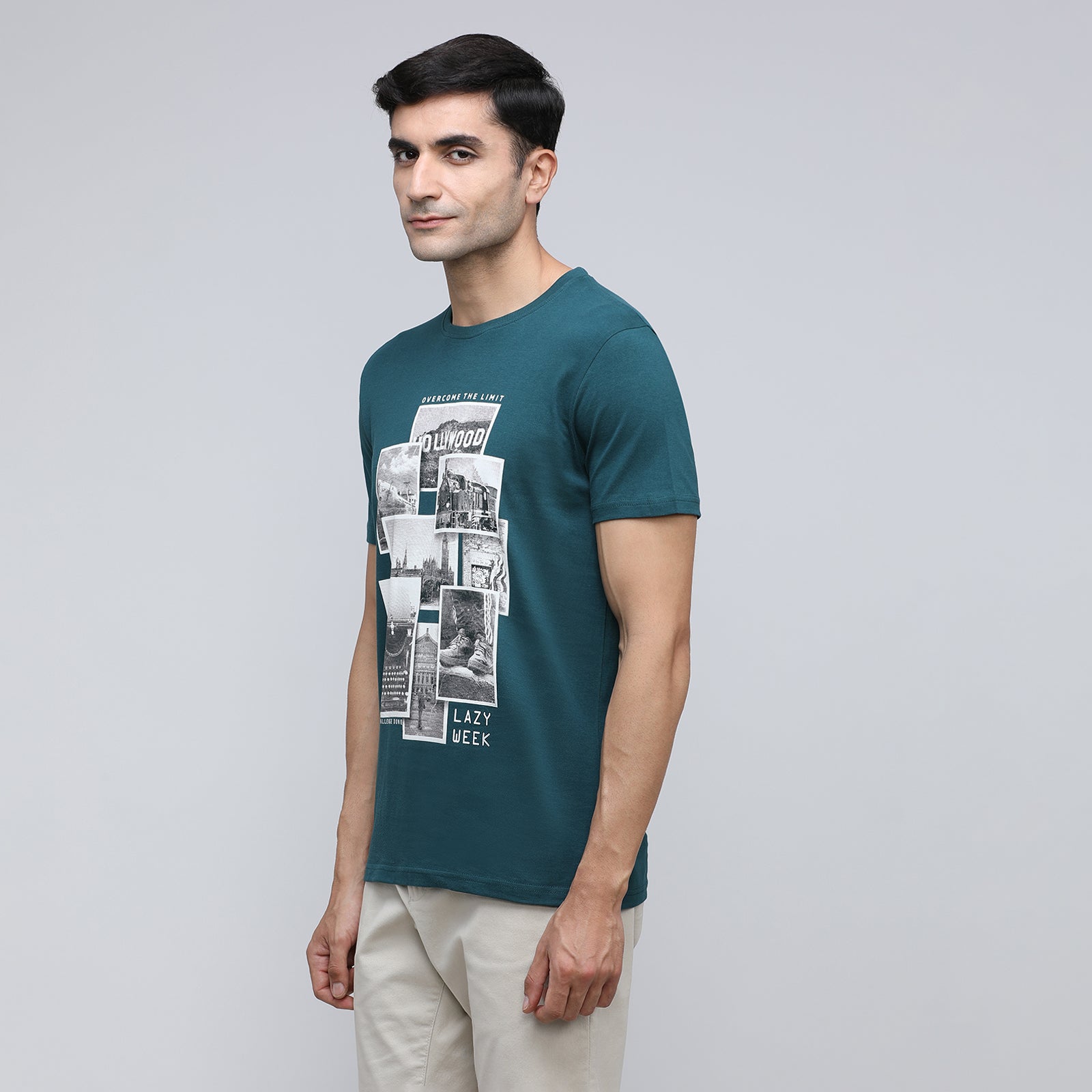 Indo Cotton Men's Crew Neck T-Shirt