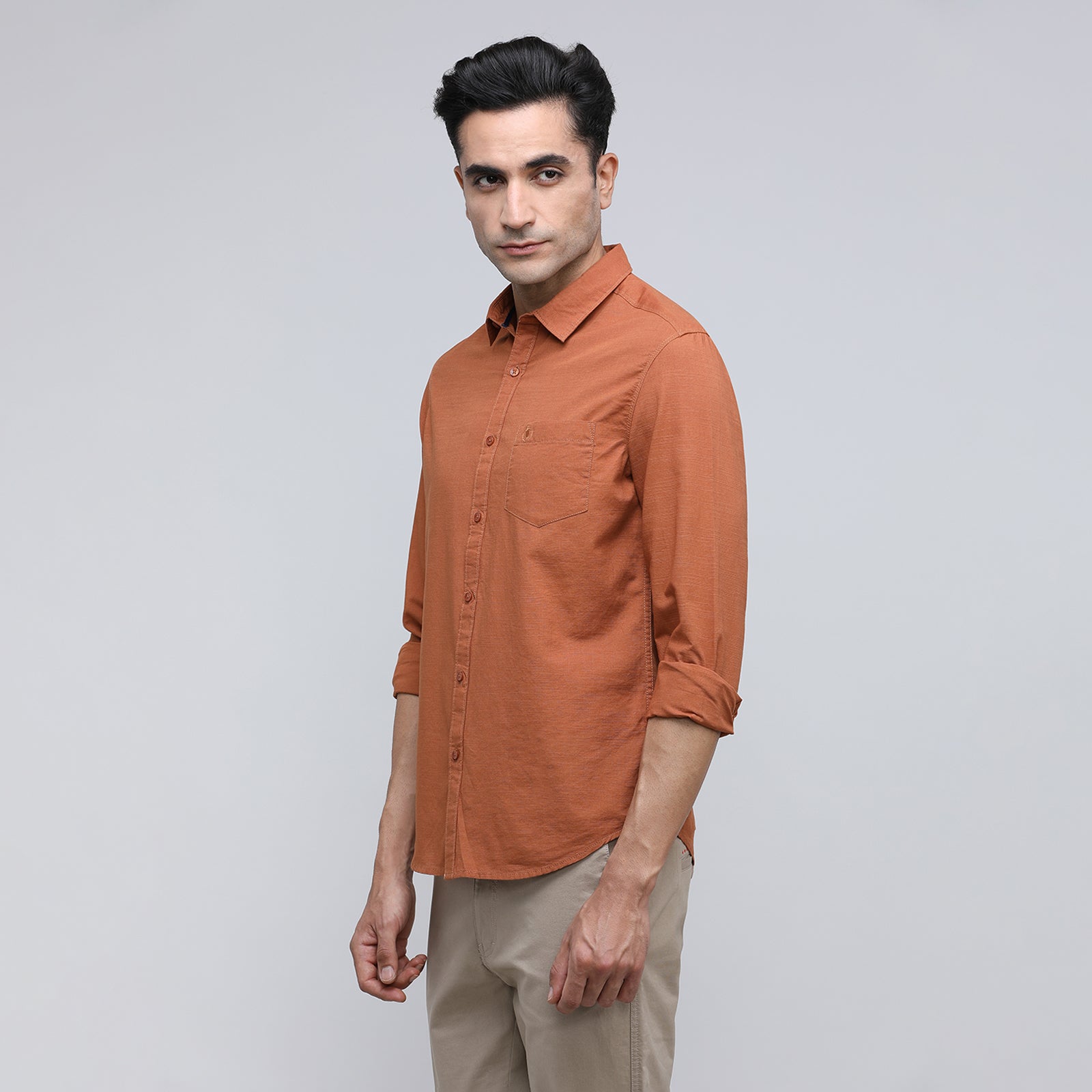 Indo Cotton Men's Full Sleeve Shirt