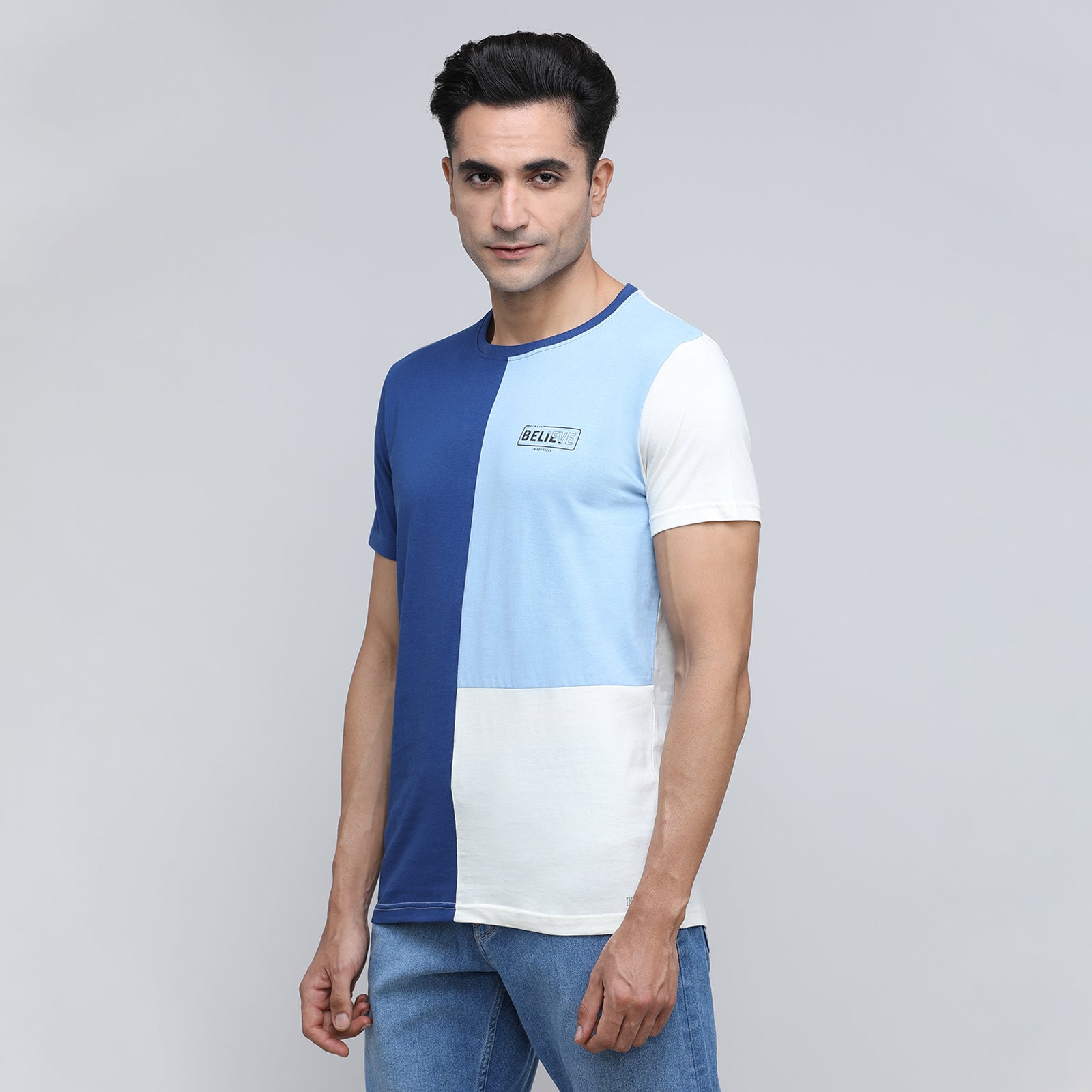 Indo Cotton Men's Crew Neck T-Shirt