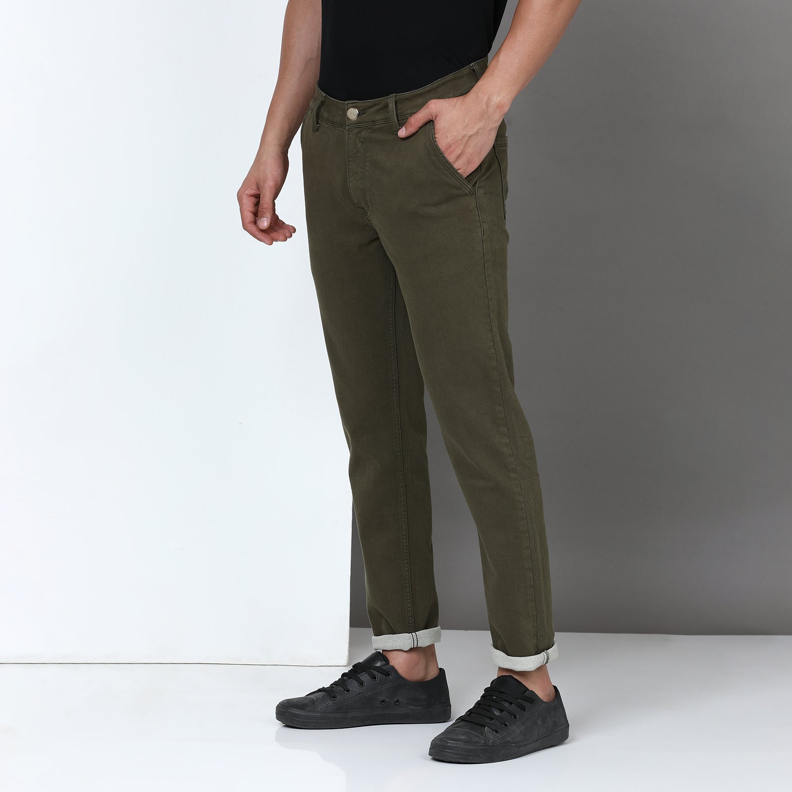 RFD Denim Olive Midrise Slim Fit Jeans