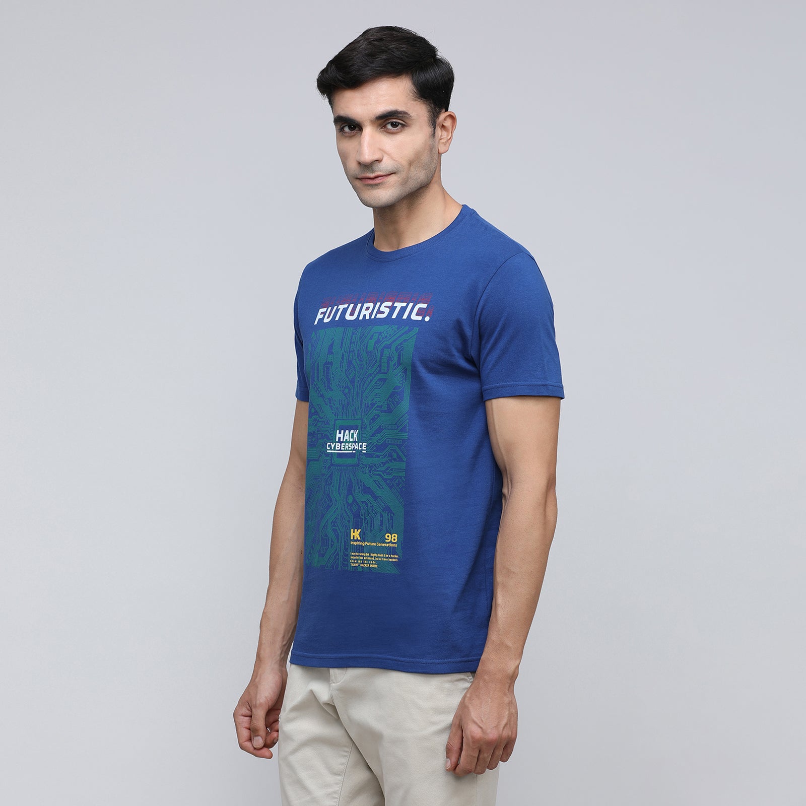 Indo Cotton Men's Crew Neck T-Shirt