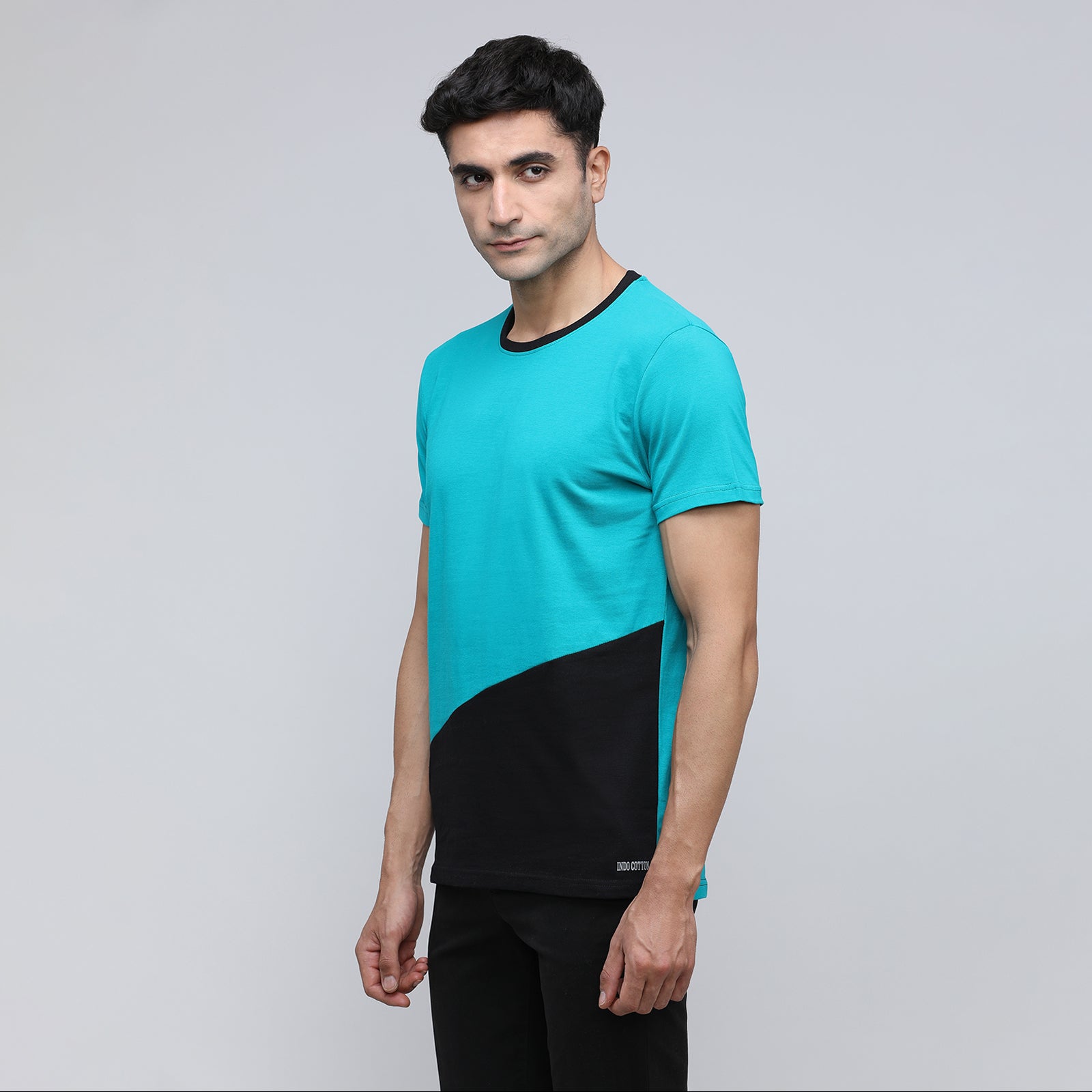 Indo Cotton Men's Crew Neck T-Shirt