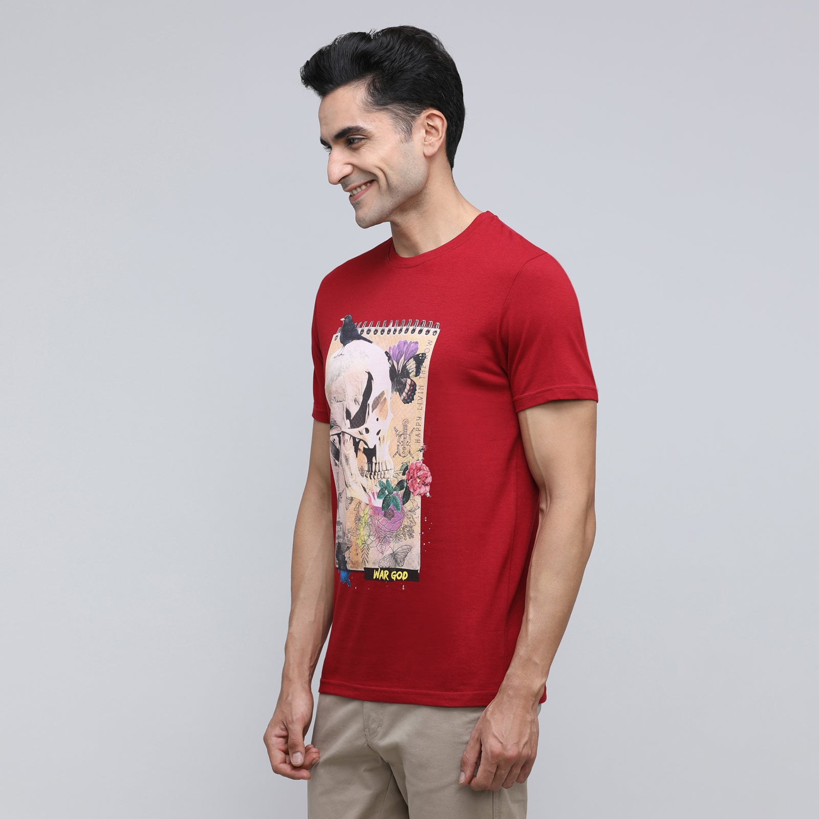 Indo Cotton Men's Crew Neck T-Shirt