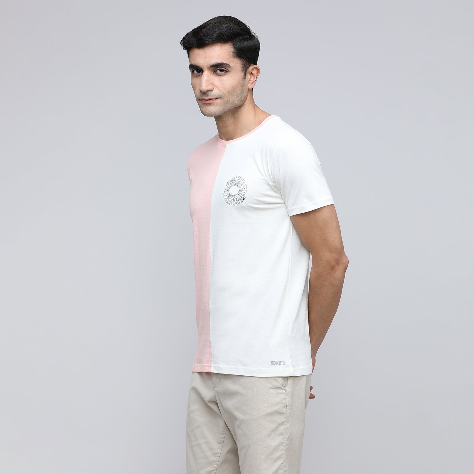 Indo Cotton Men's Crew Neck T-Shirt