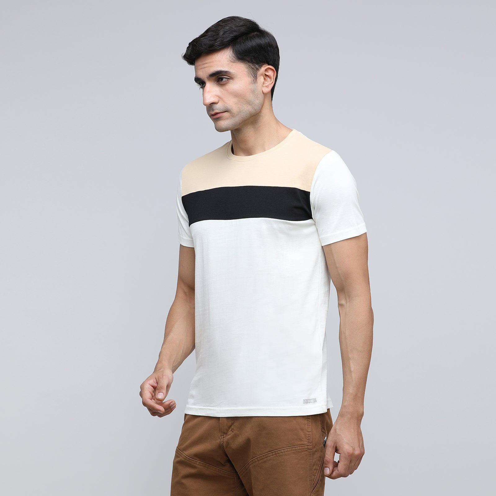 Indo Cotton Men's Crew Neck T-Shirt