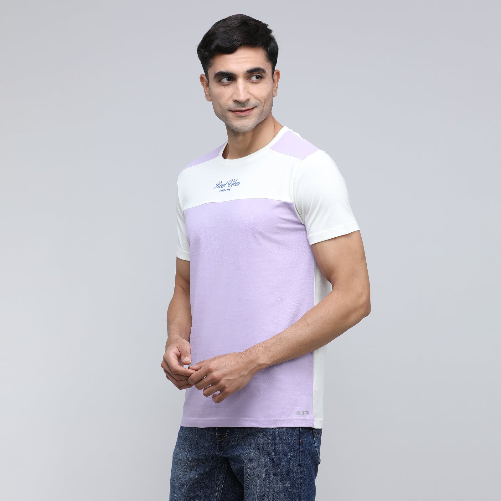 Indo Cotton Men's Crew Neck T-Shirt