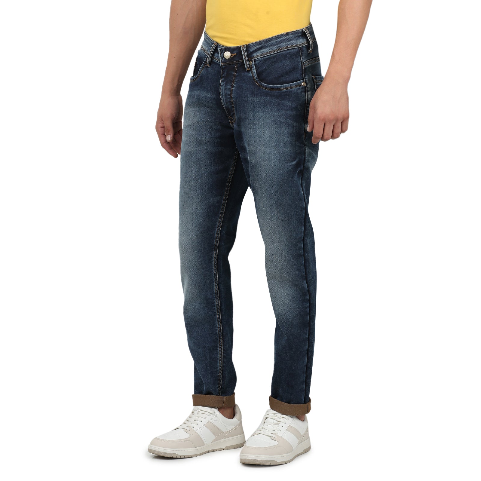 Men's Slim Fit Distressed Denim Jeans