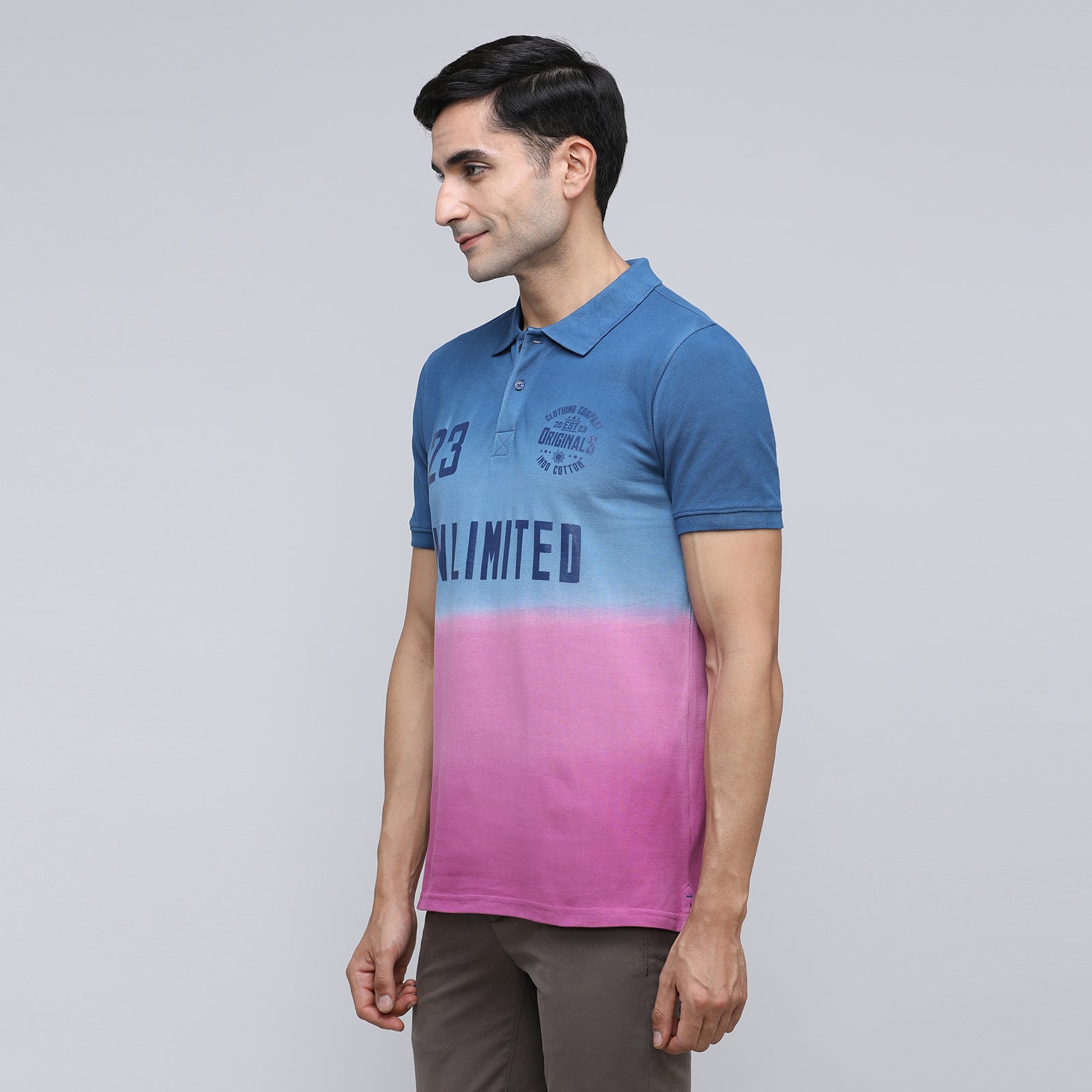 Indo Cotton Men's Polo T- Shirt