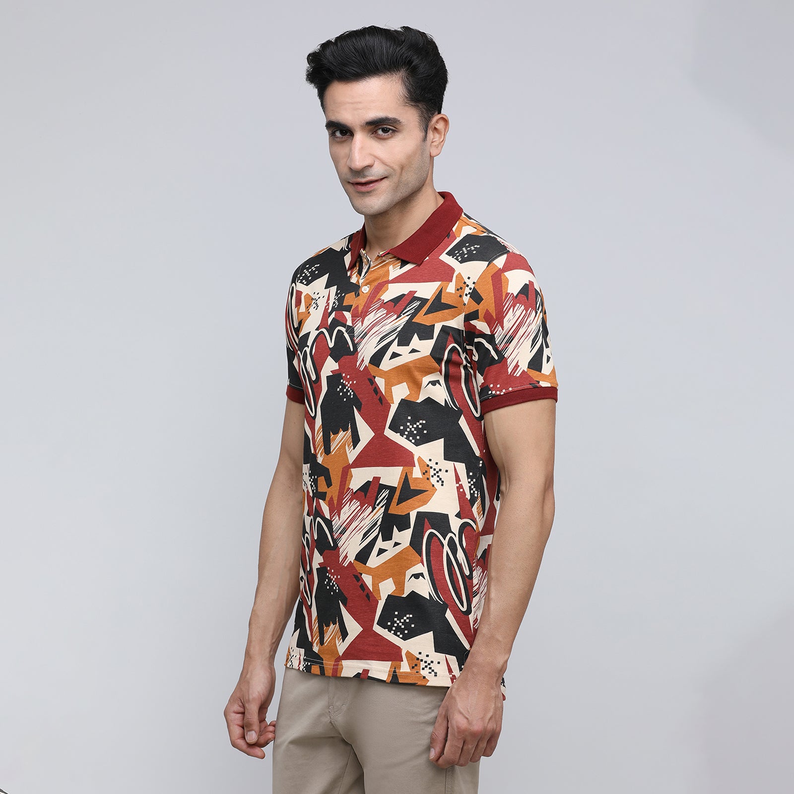 Indo Cotton Men's Polo T-Shirt