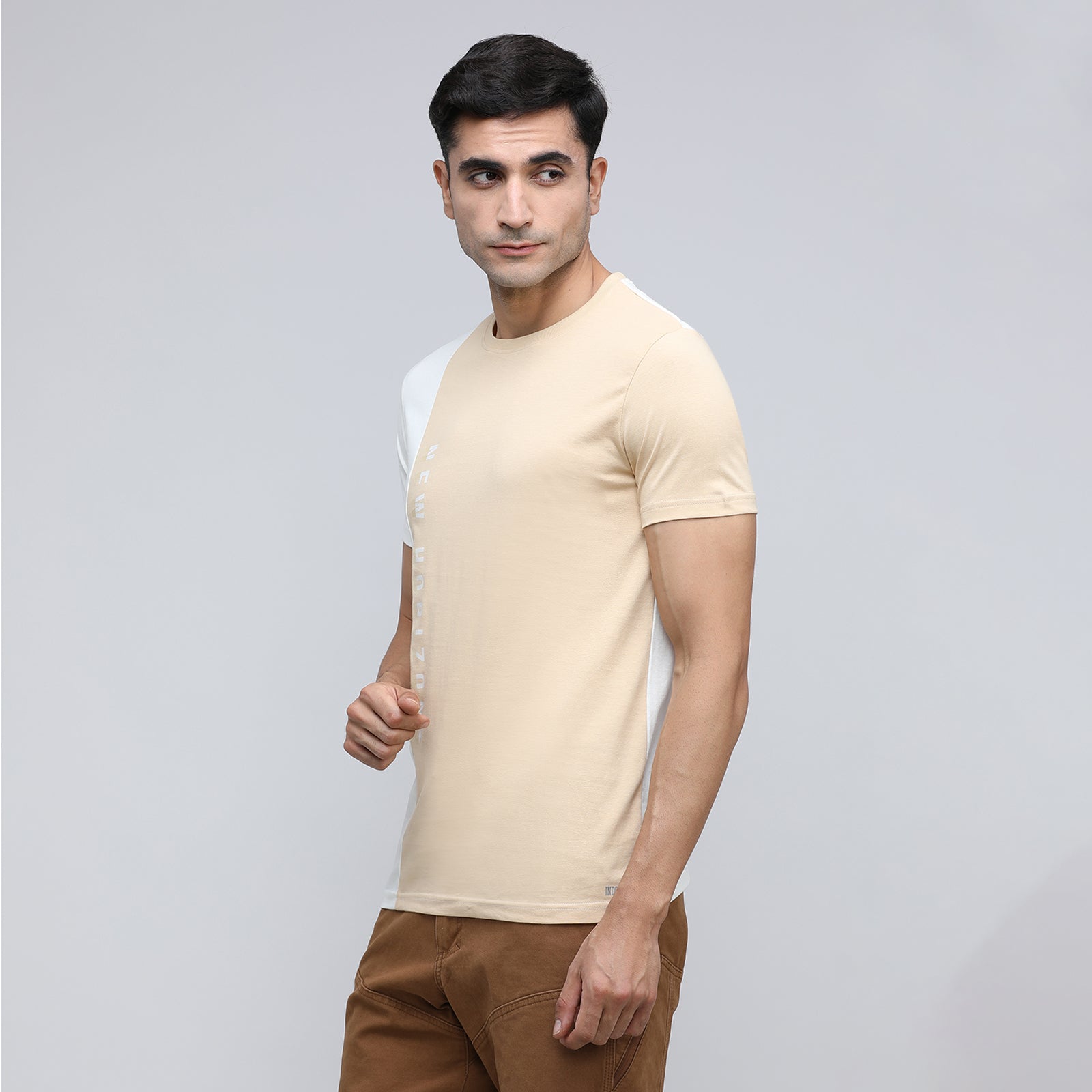 Indo Cotton Men's Crew Neck T- Shirt