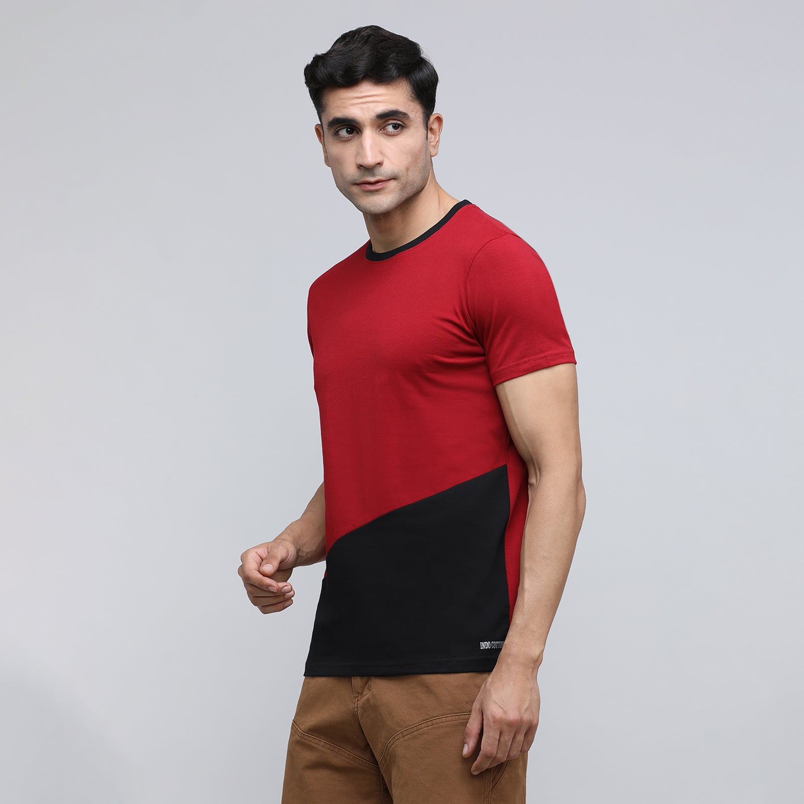 Indo Cotton Men's Crew Neck T-Shirt