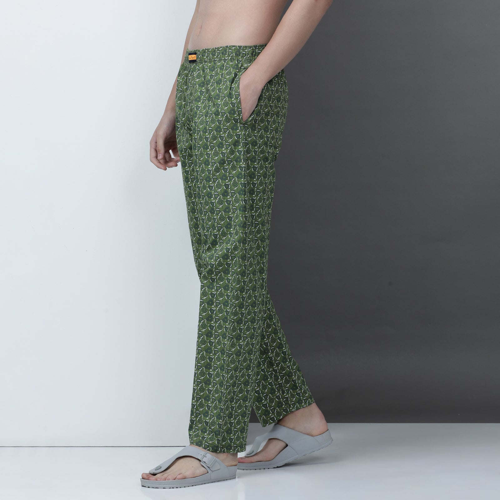 Green Printed Lounge Pant