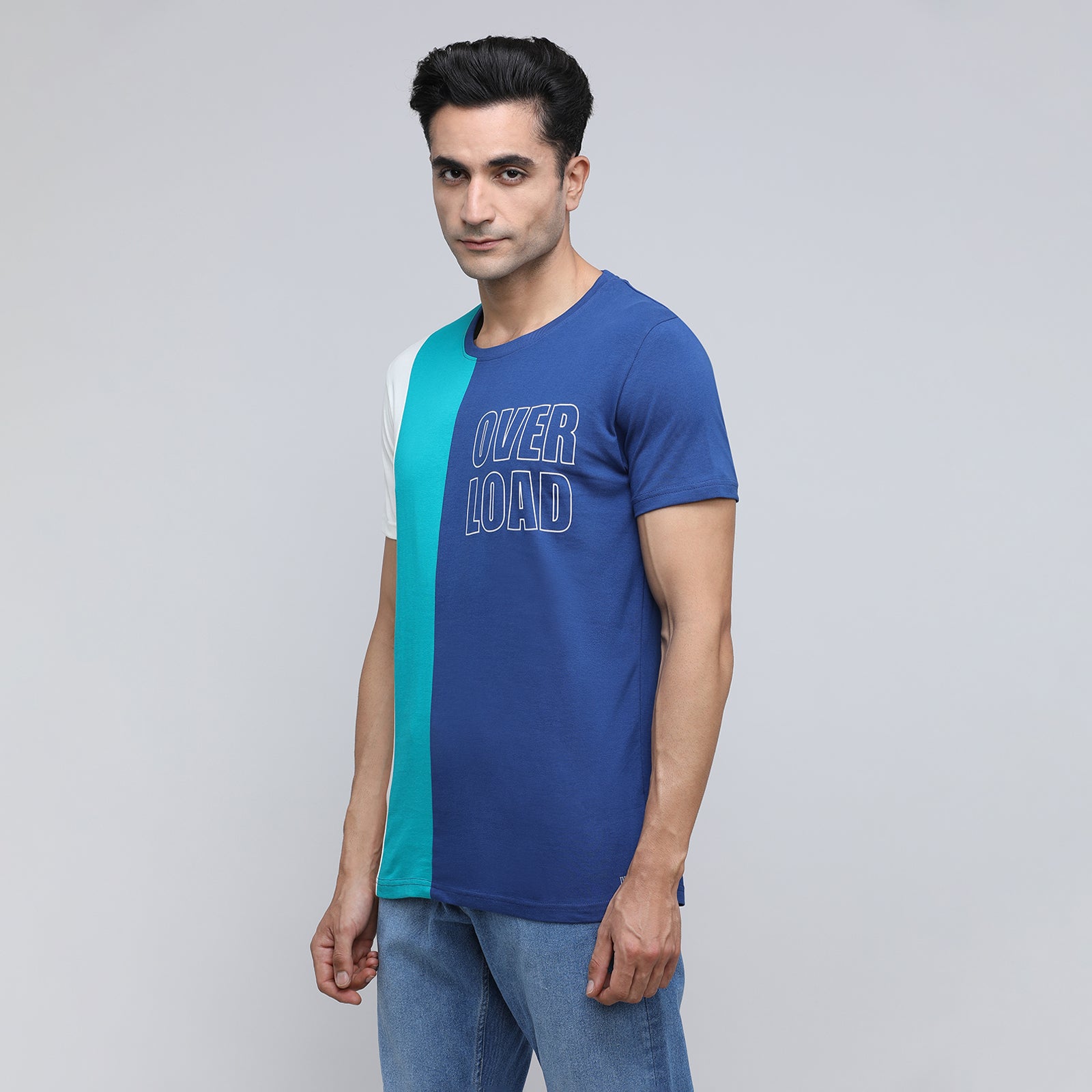 Indo Cotton Men's Crew Neck T- Shirt