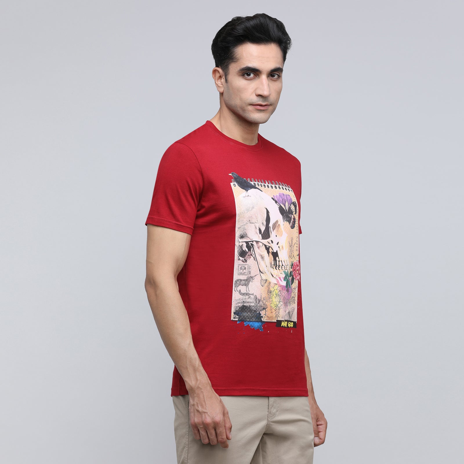 Indo Cotton Men's Crew Neck T-Shirt