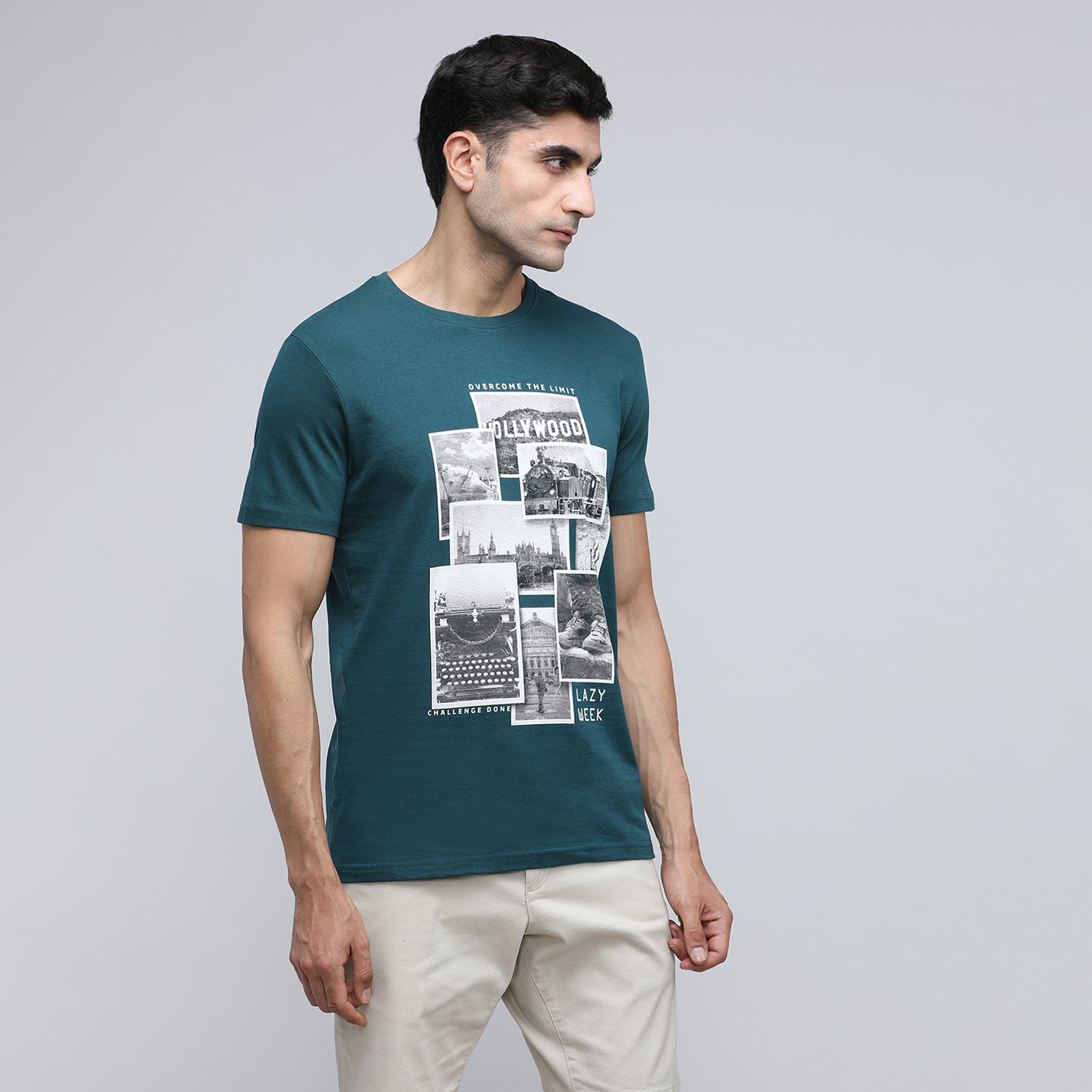 Indo Cotton Men's Crew Neck T-Shirt