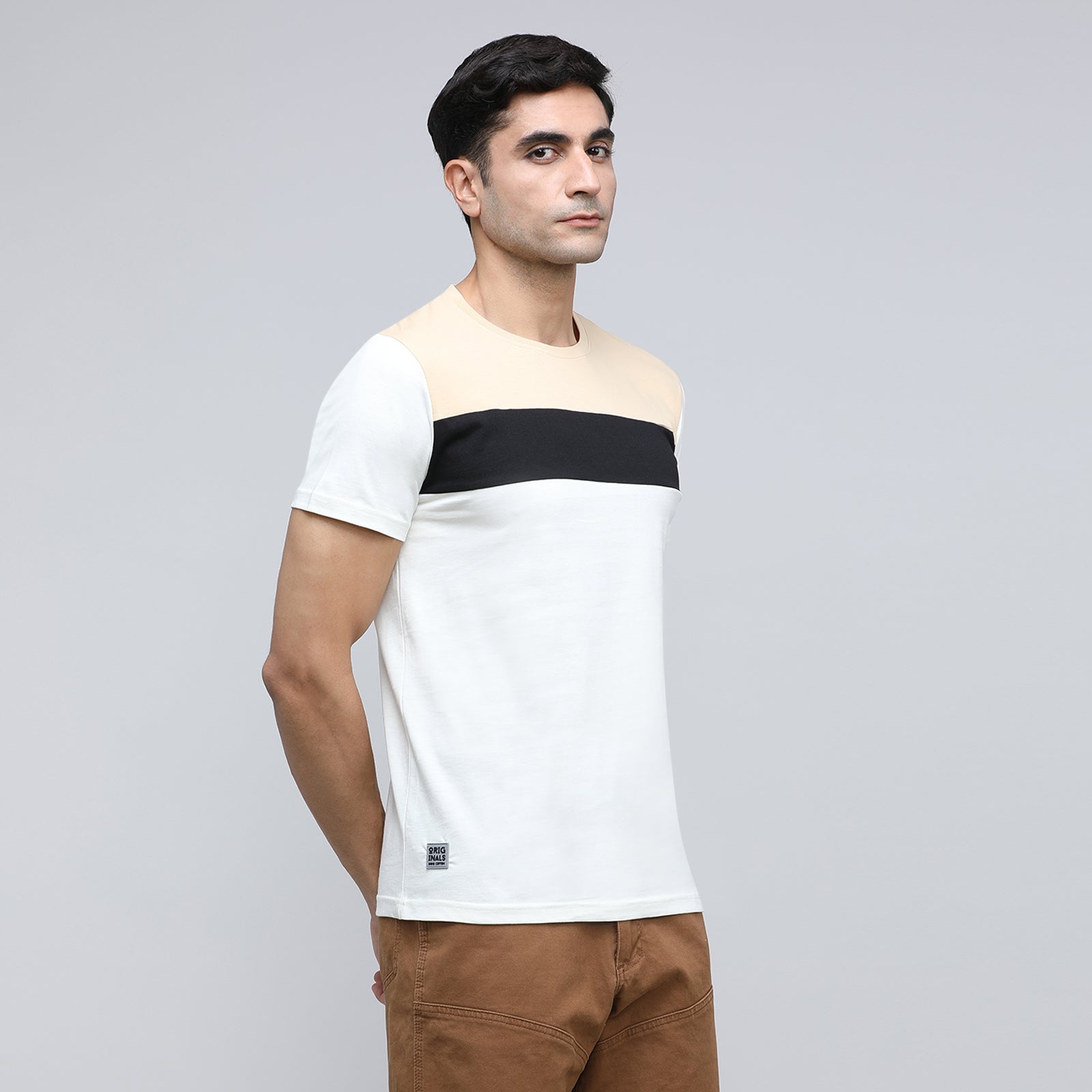 Indo Cotton Men's Crew Neck T-Shirt