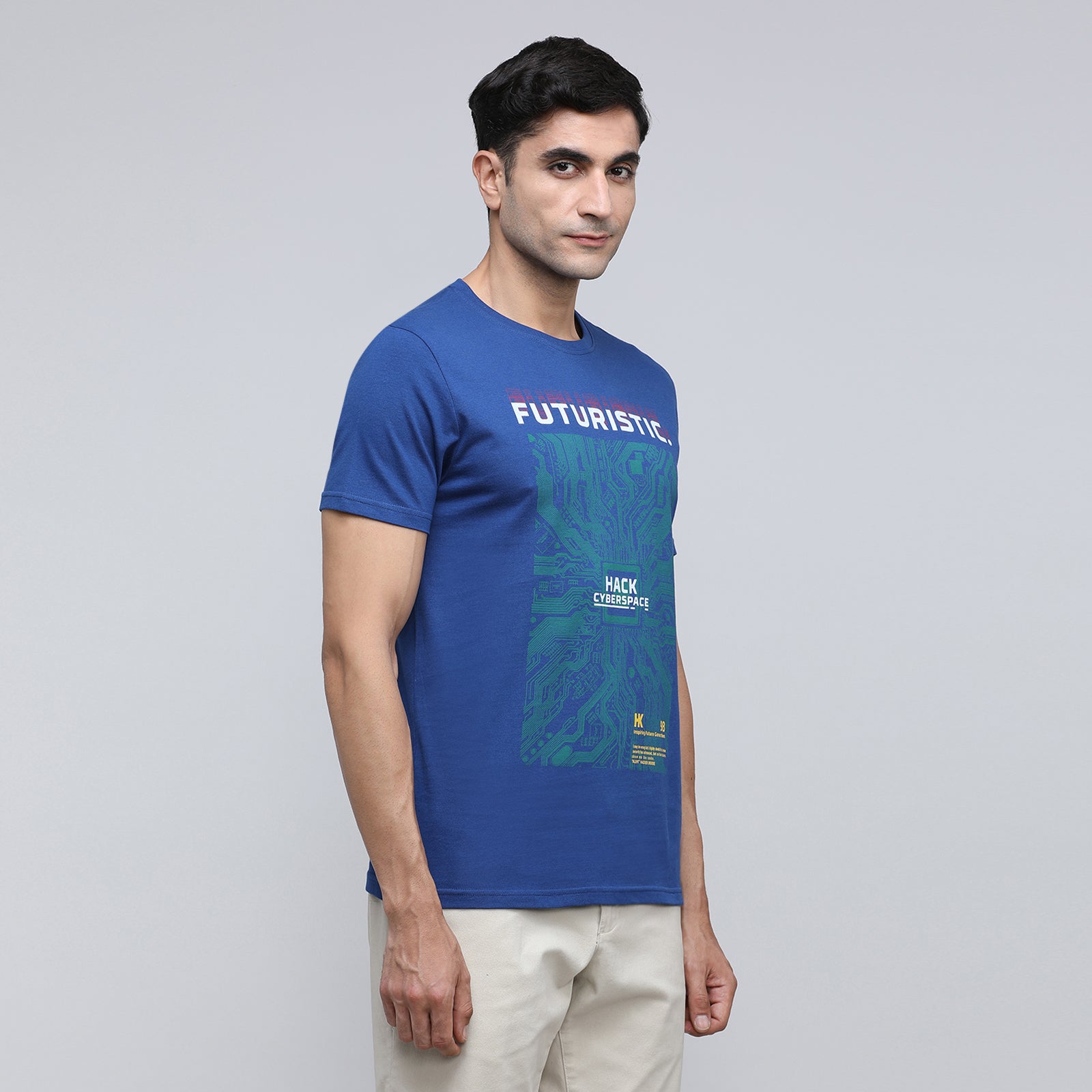 Indo Cotton Men's Crew Neck T-Shirt