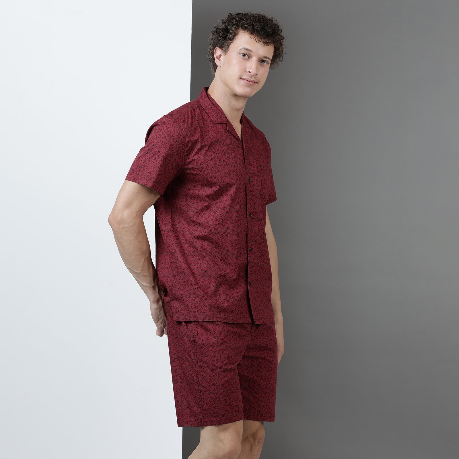 Marron Men Boxer Set