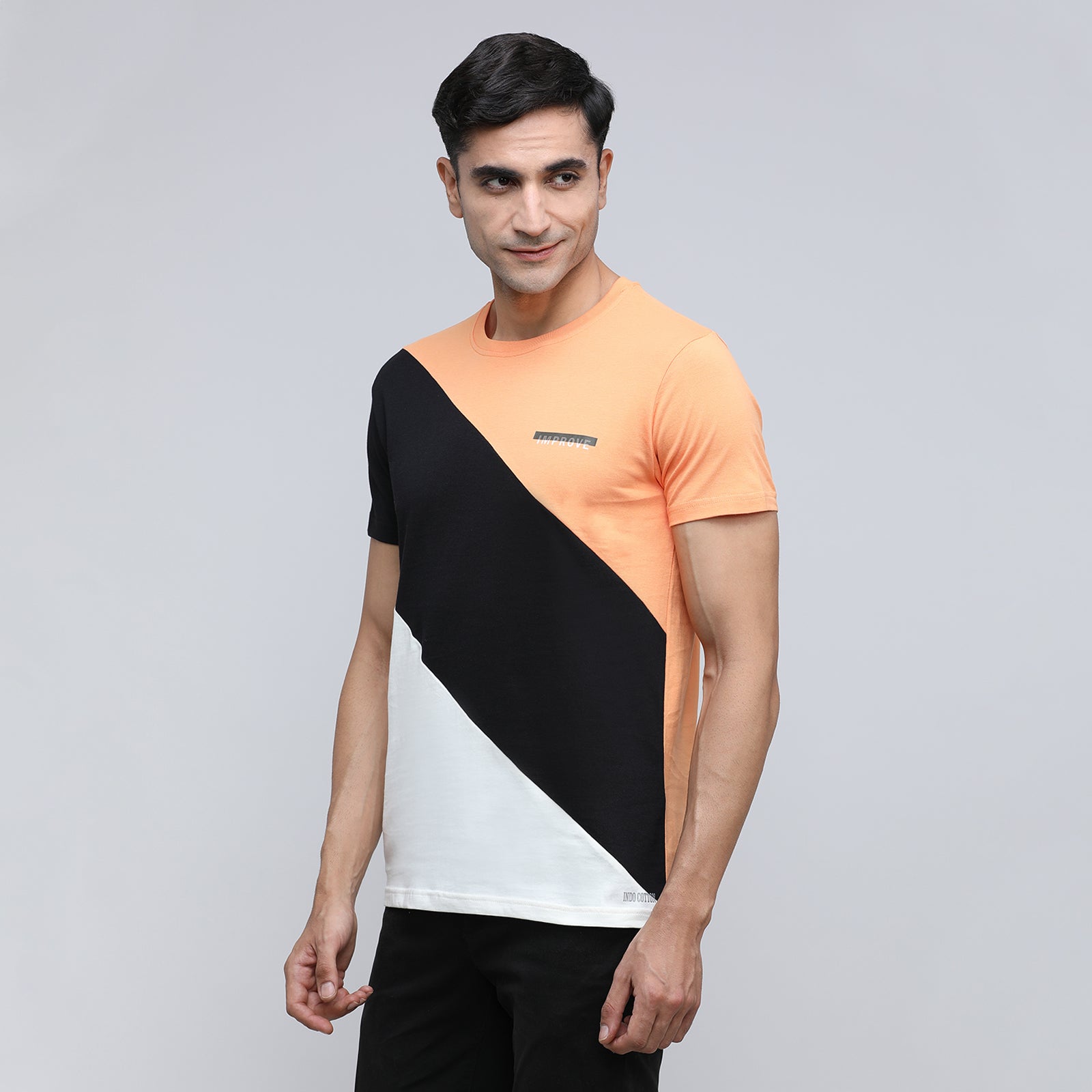 Indo Cotton Men's Crew Neck T-Shirt