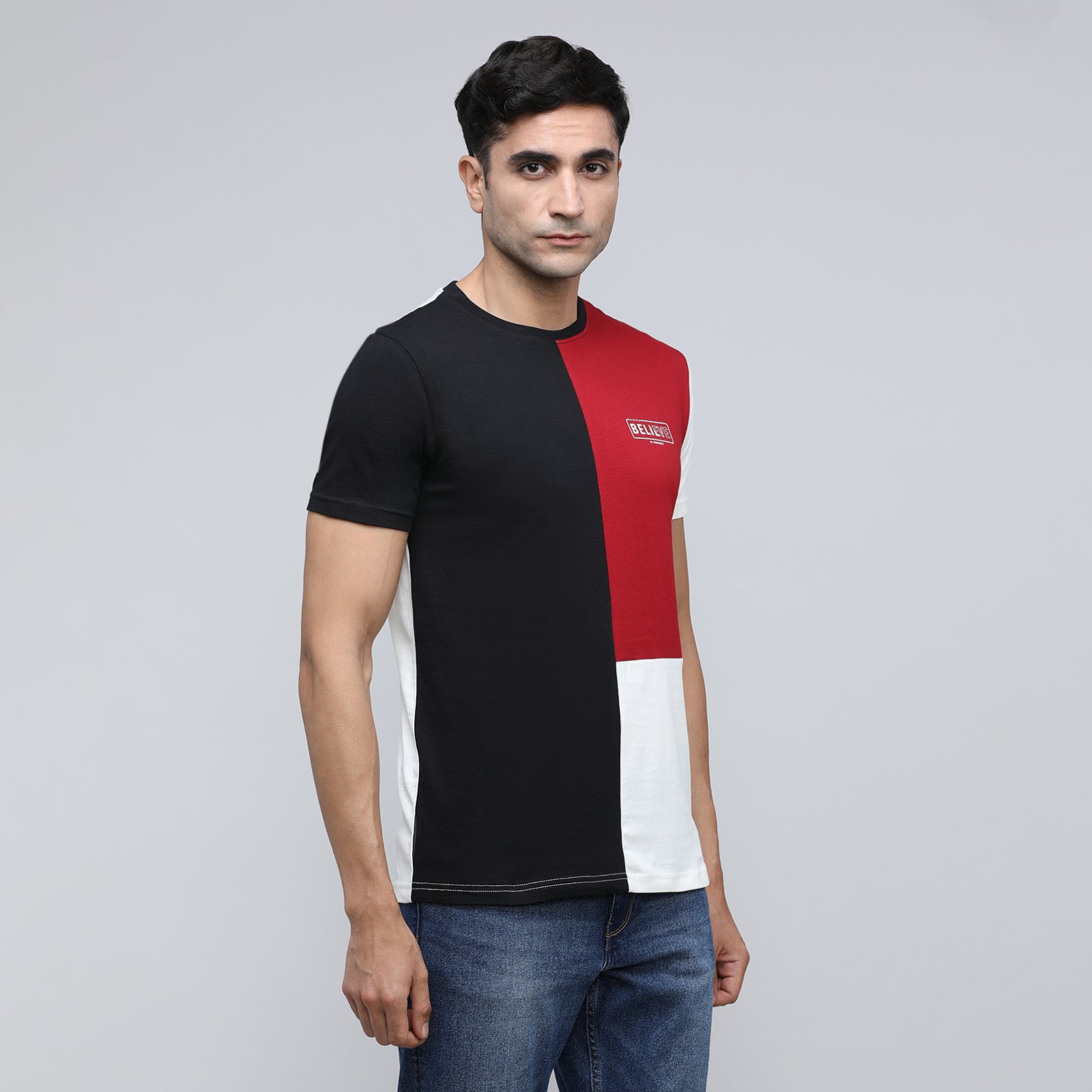 Indo Cotton Men's Crew Neck T-Shirt