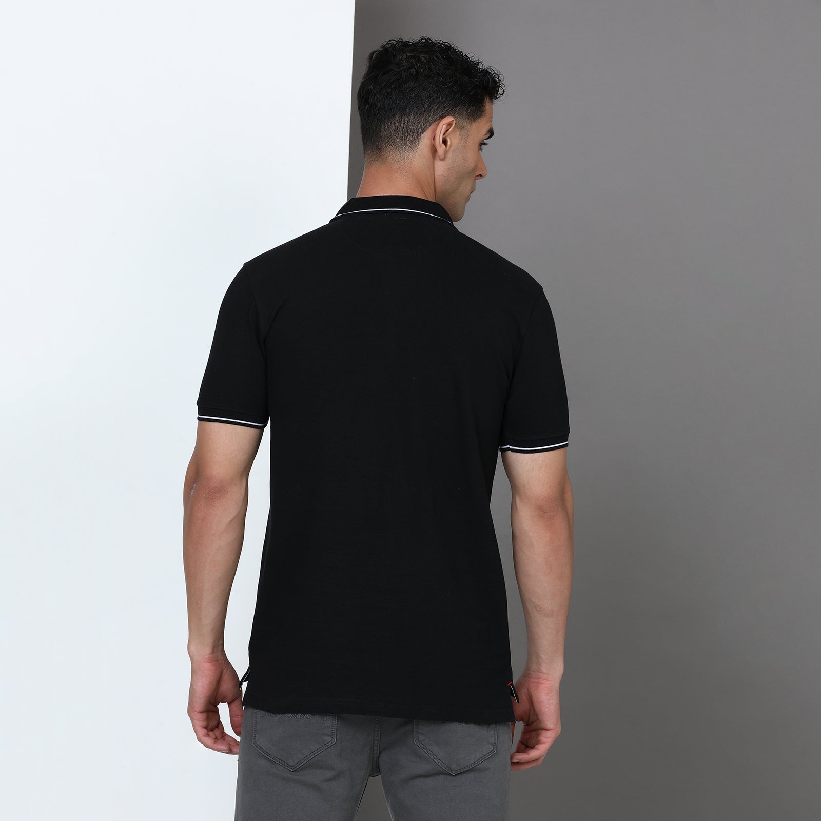 Slim Fit Cut & Sew Polo T-Shirt