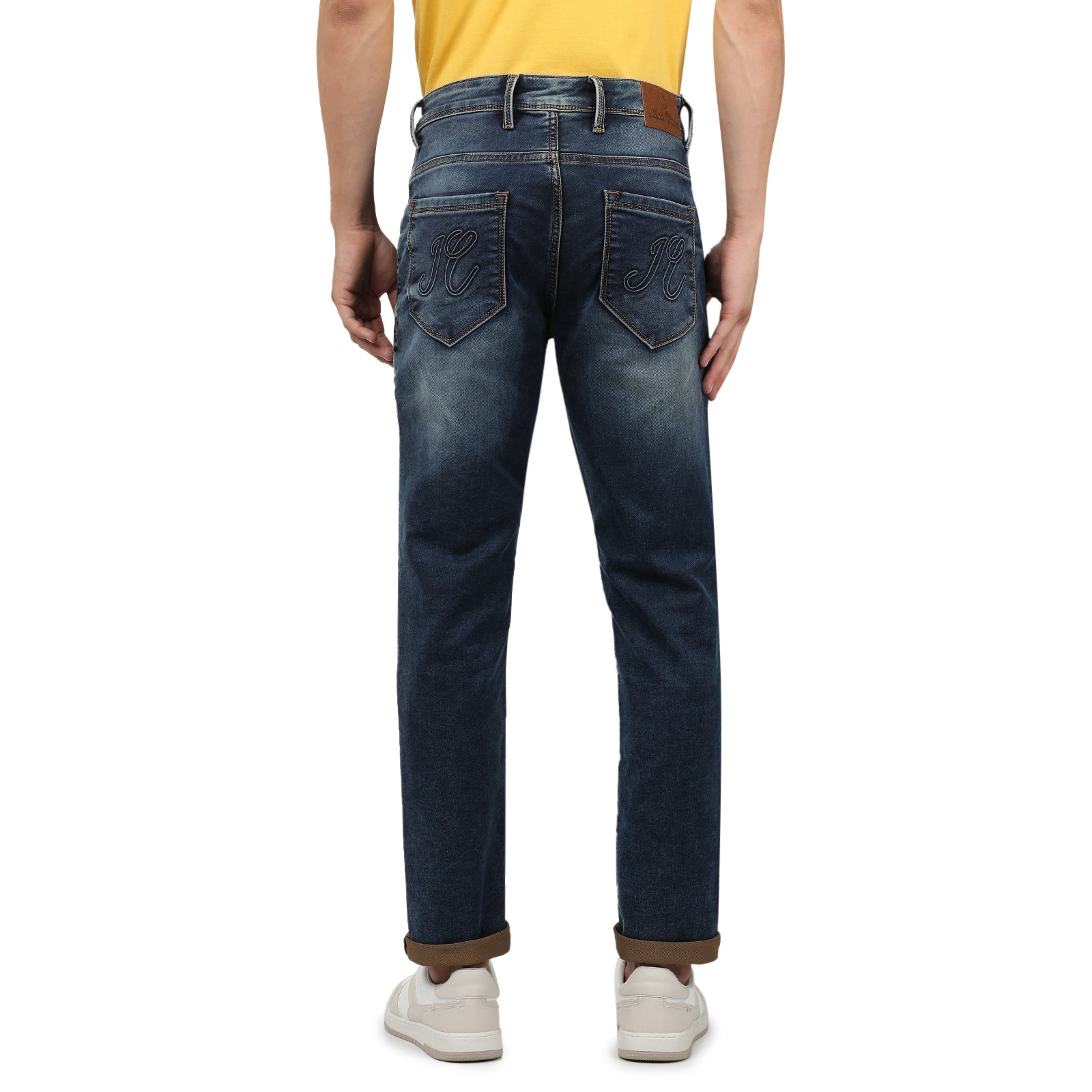 Men's Slim Fit Distressed Denim Jeans