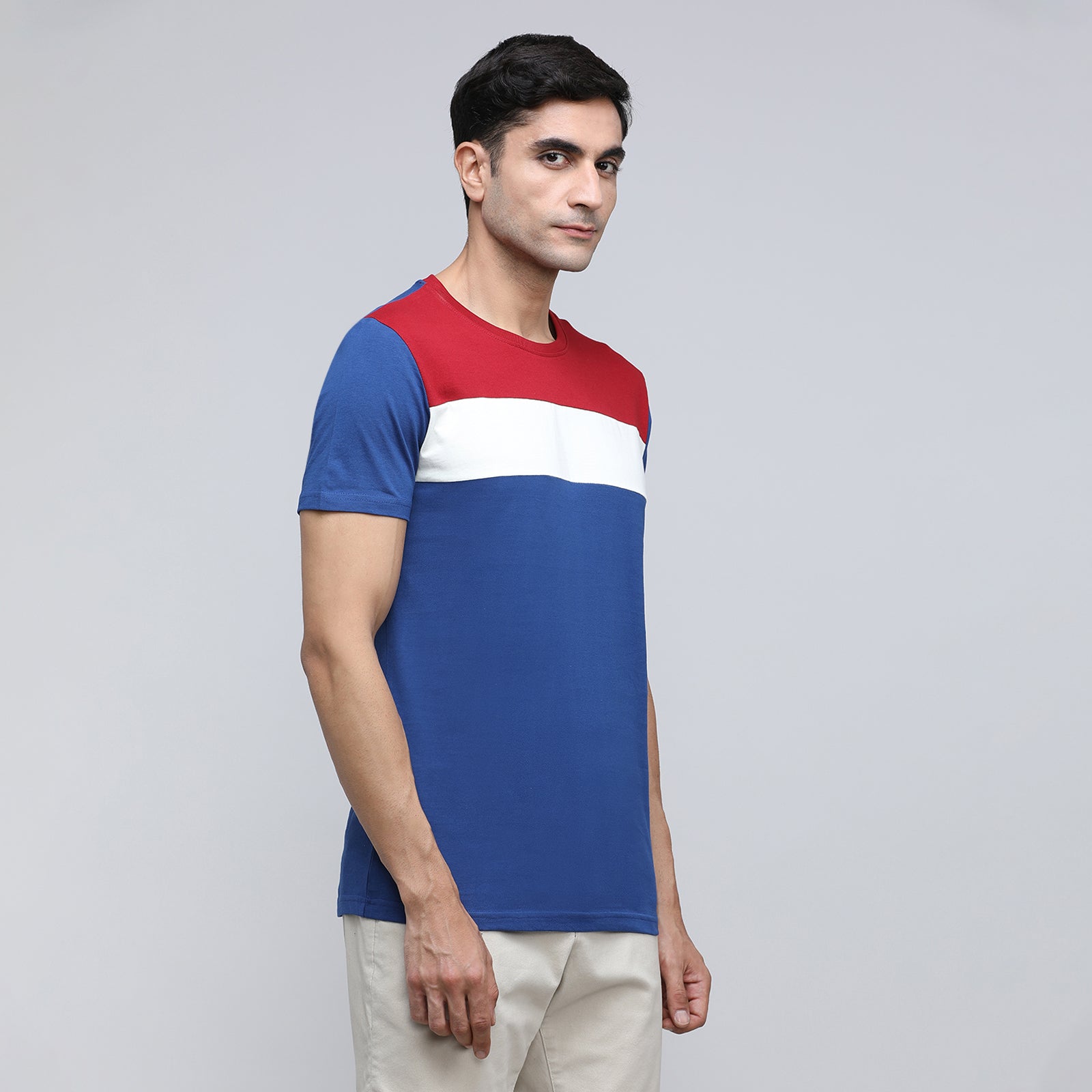 Indo Cotton Men's Crew Neck T- Shirt