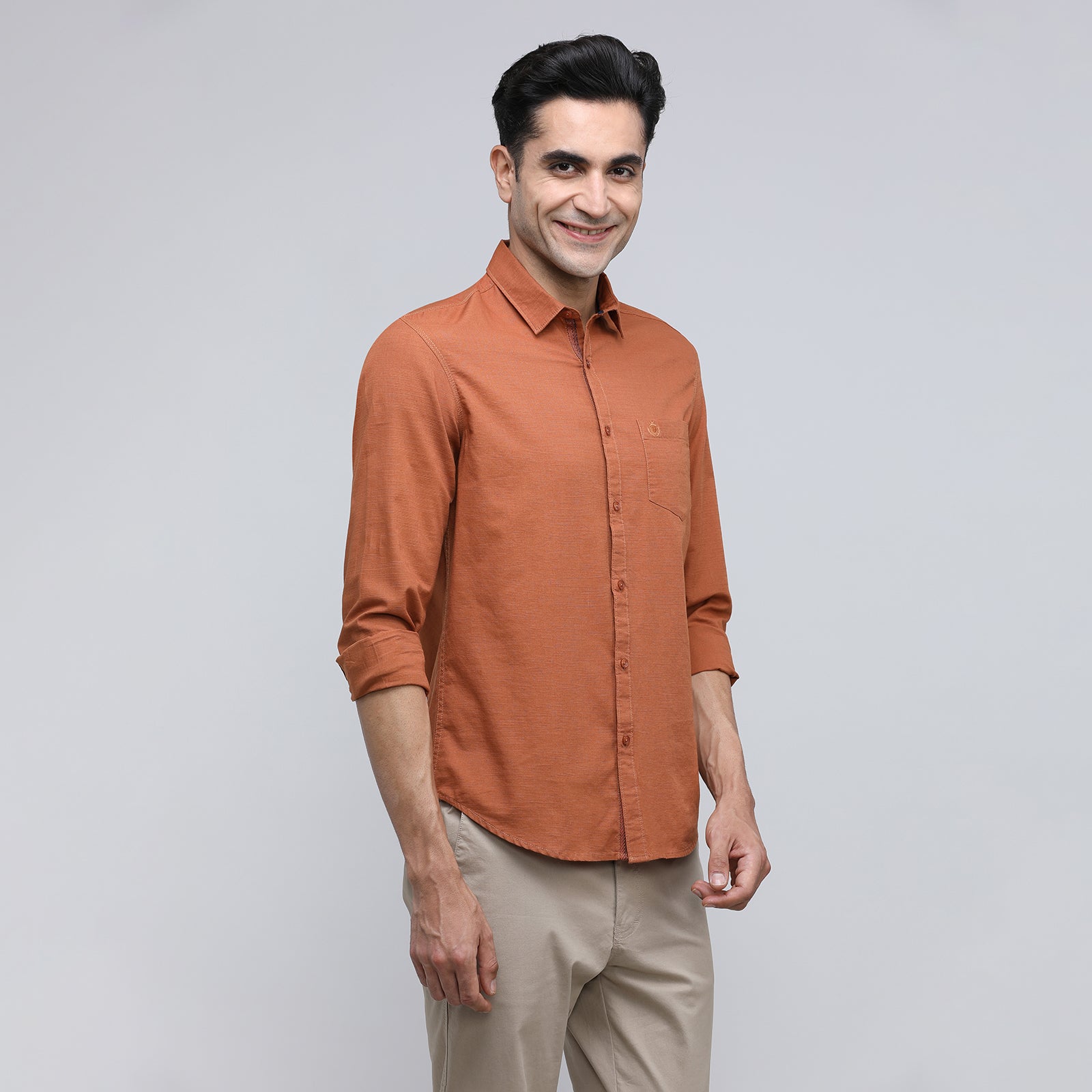 Indo Cotton Men's Full Sleeve Shirt