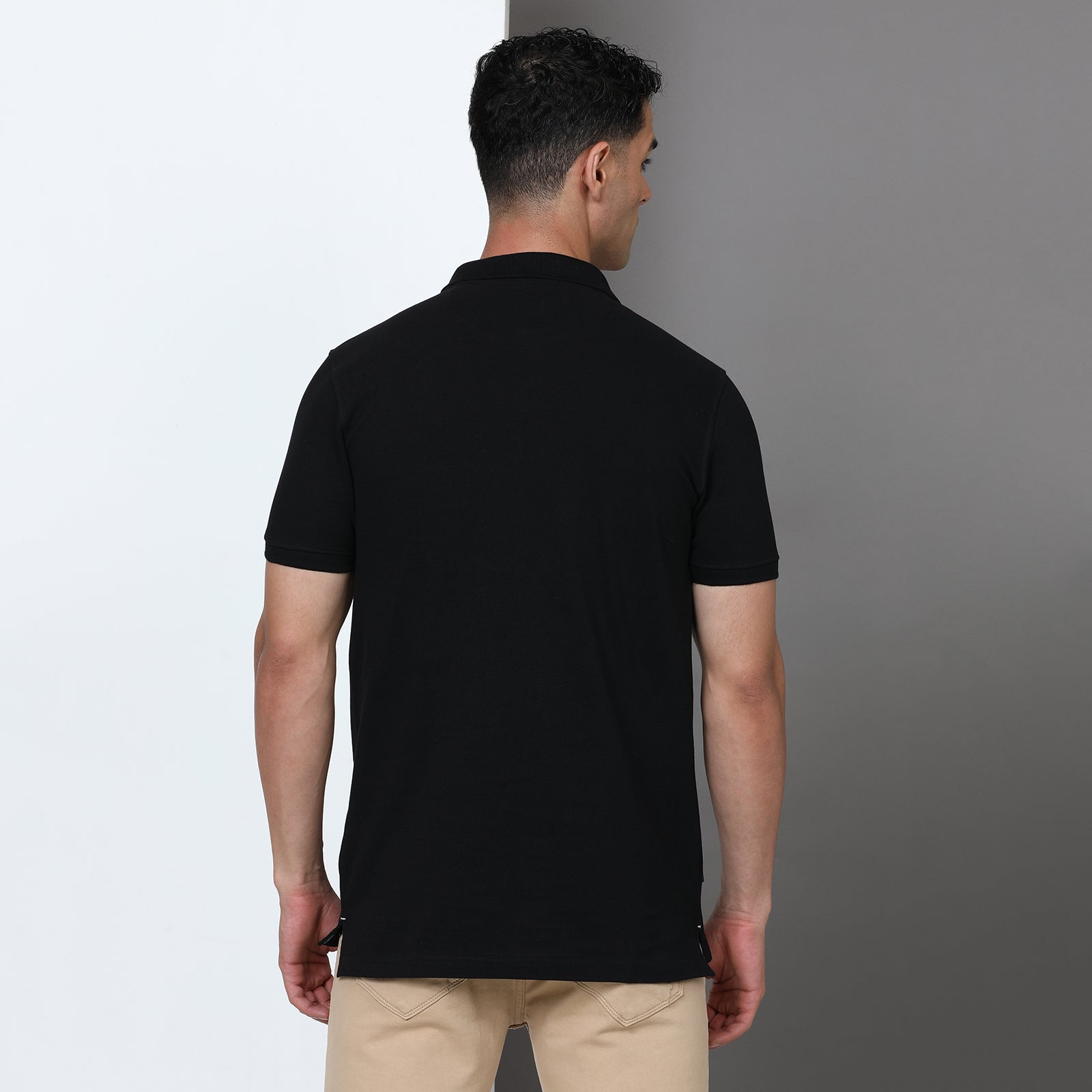 Slim Fit Cut & Sew Polo T-Shirt