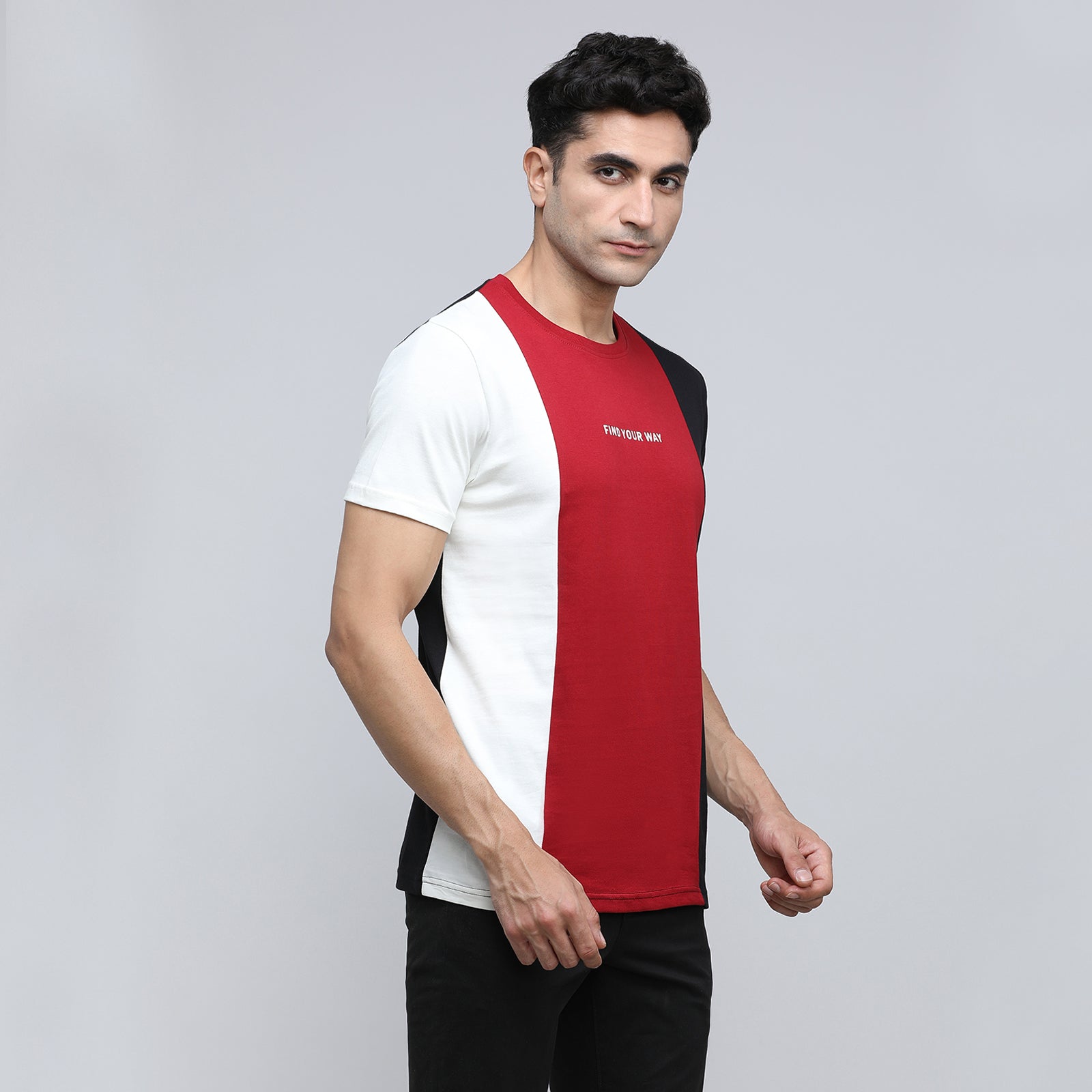 Indo Cotton Men's Crew Neck T-Shirt