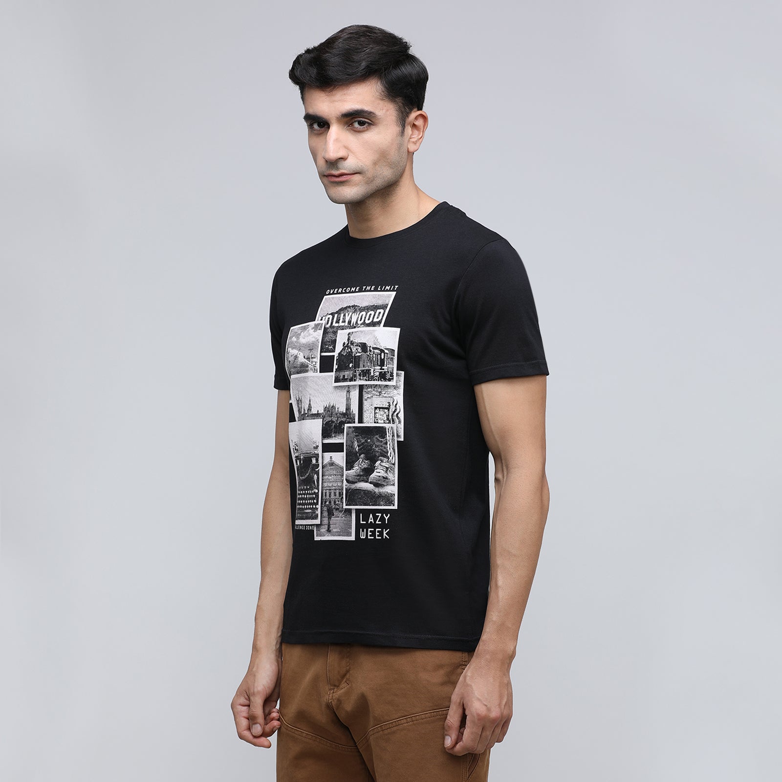 Indo Cotton Men's Crew Neck T-Shirt