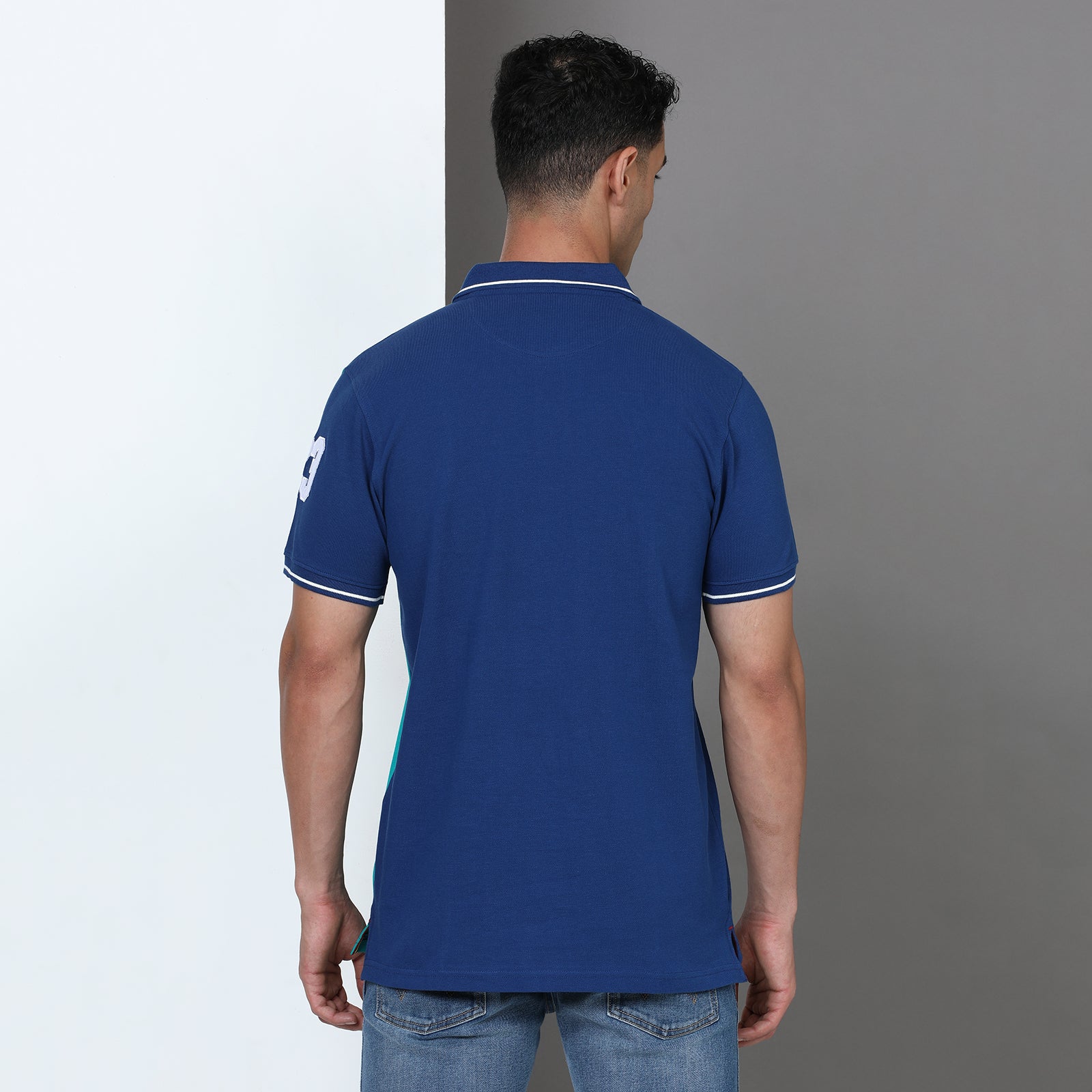 Slim Fit Cut & Sew Polo T-Shirt