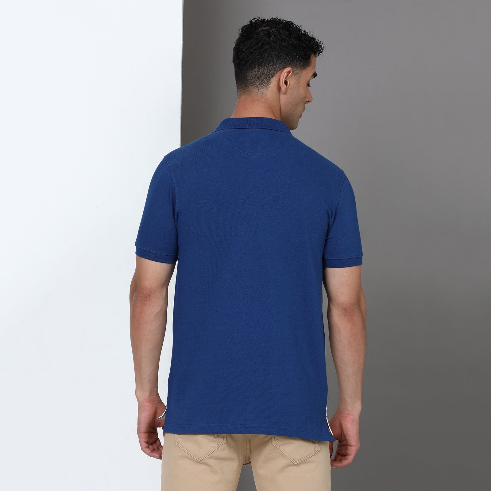 Slim Fit Cut & Sew Polo T-Shirt