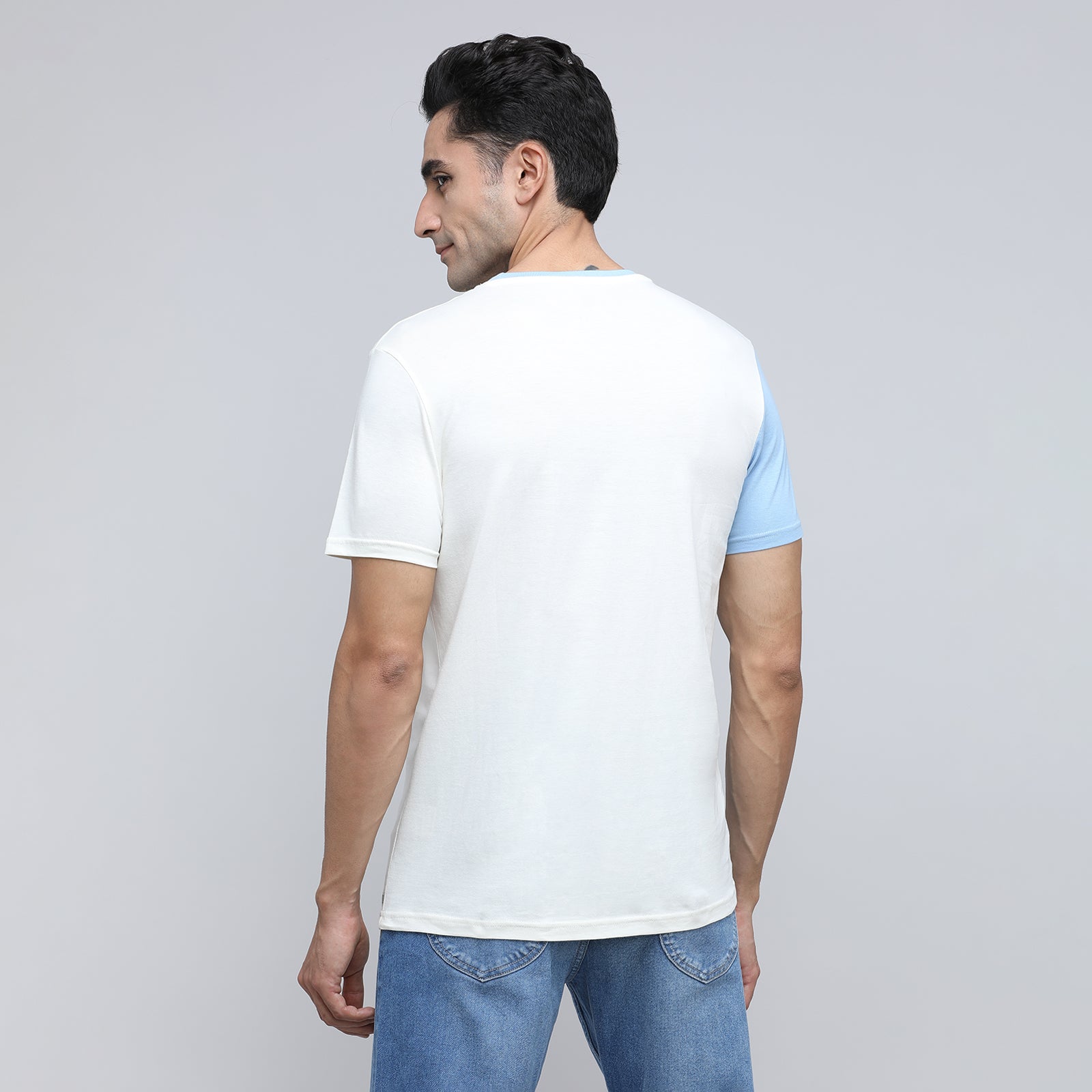 Indo Cotton Men's Crew Neck T- Shirt