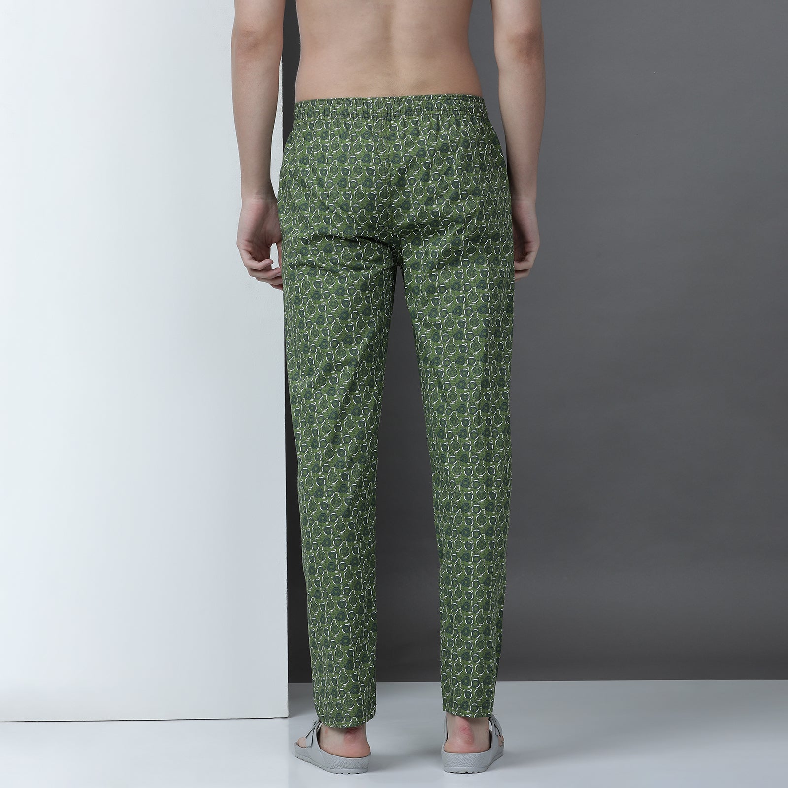 Green Printed Lounge Pant