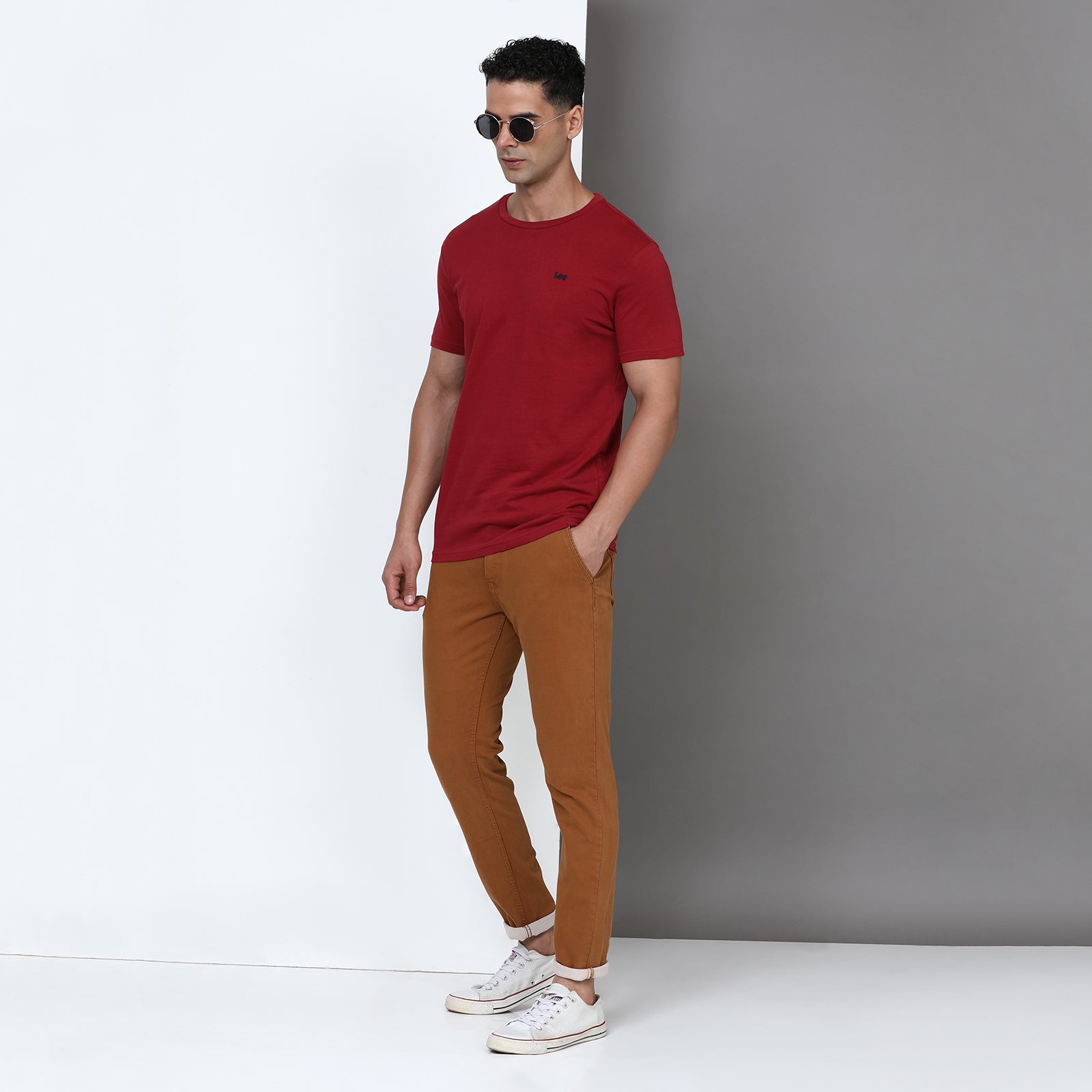 RFD Denim Tan Midrise Slim Fit Jeans