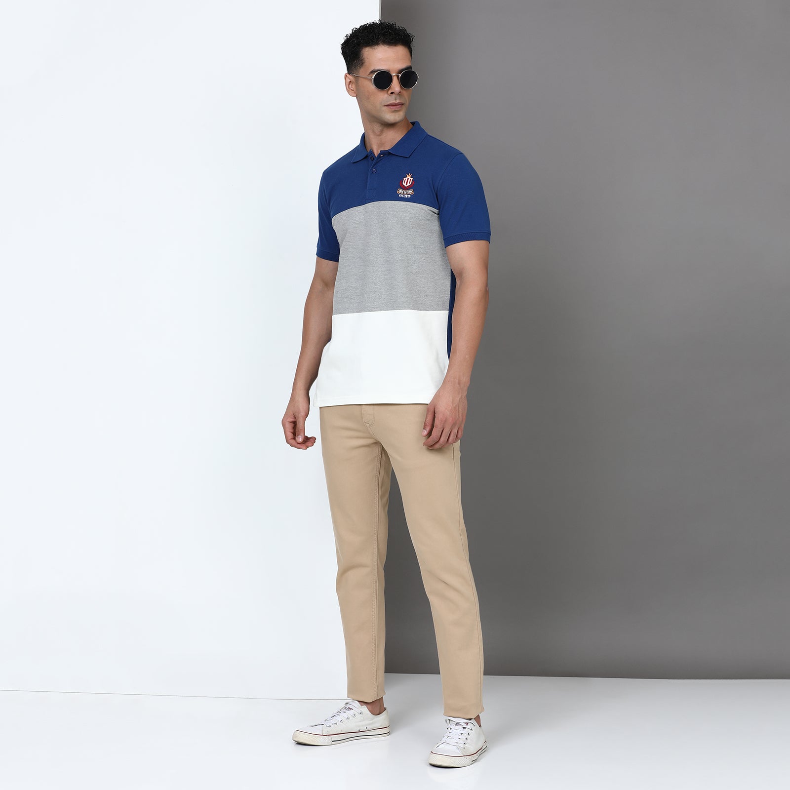 Slim Fit Cut & Sew Polo T-Shirt