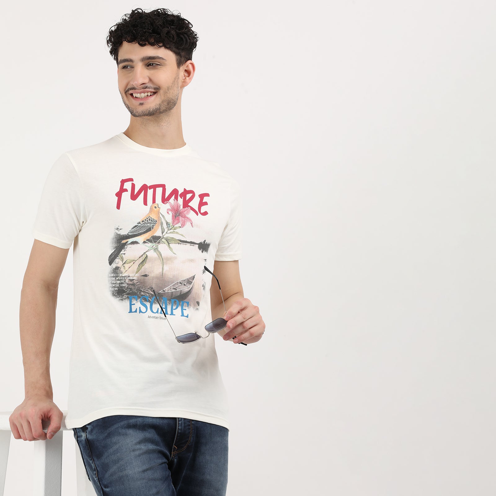 Vanilla Ice Future Escape Adventure Print T-Shirt