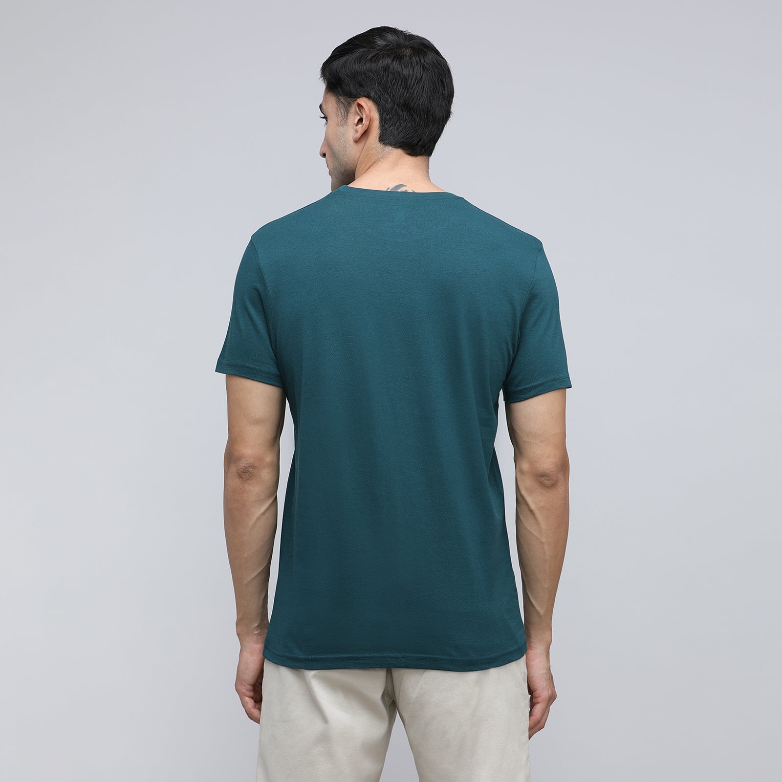 Indo Cotton Men's Crew Neck T-Shirt