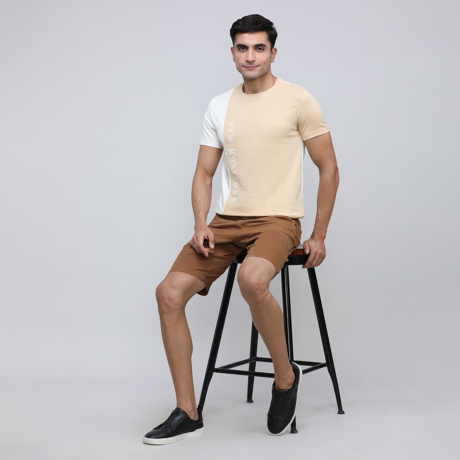 Indo Cotton Men's Crew Neck T- Shirt