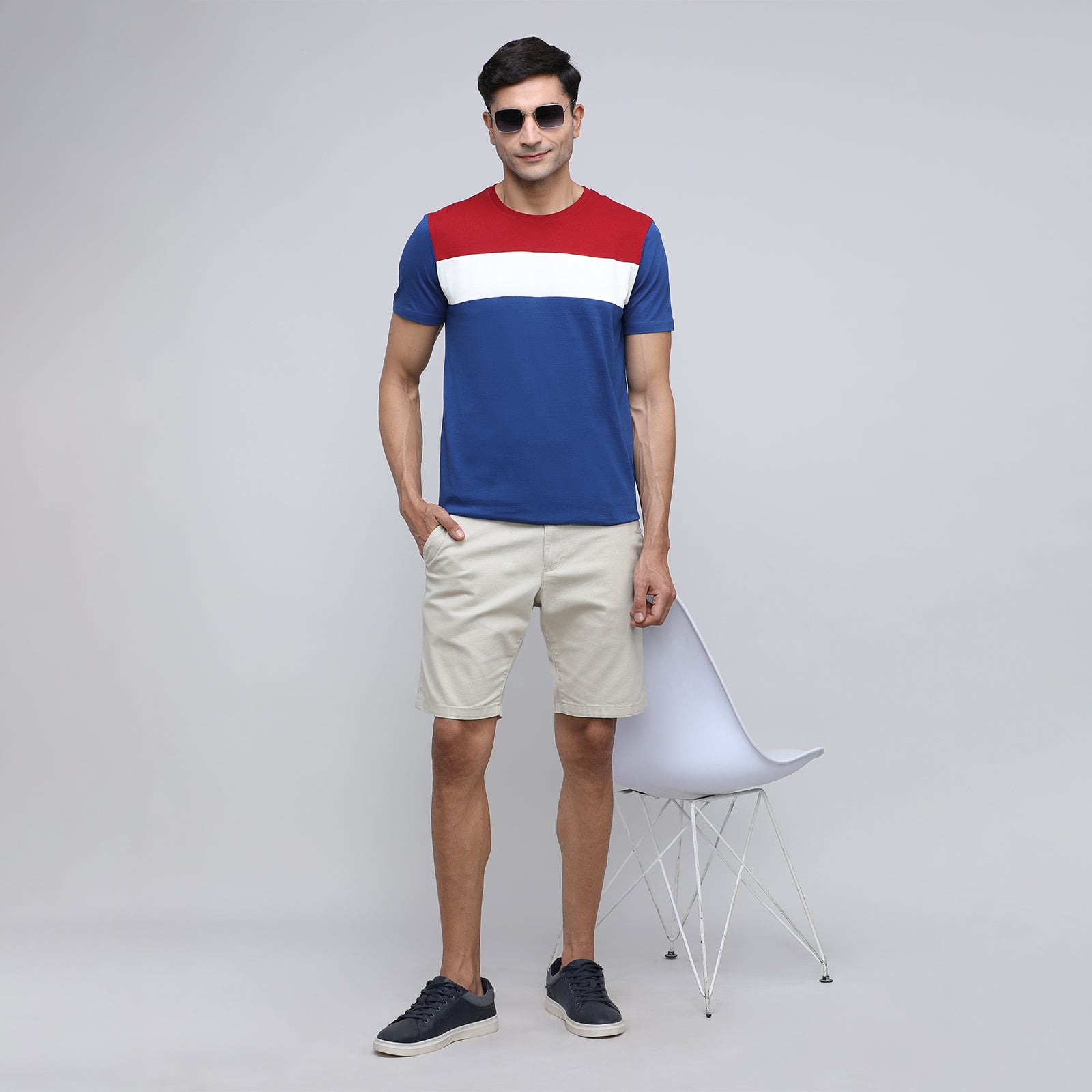 Indo Cotton Men's Crew Neck T- Shirt